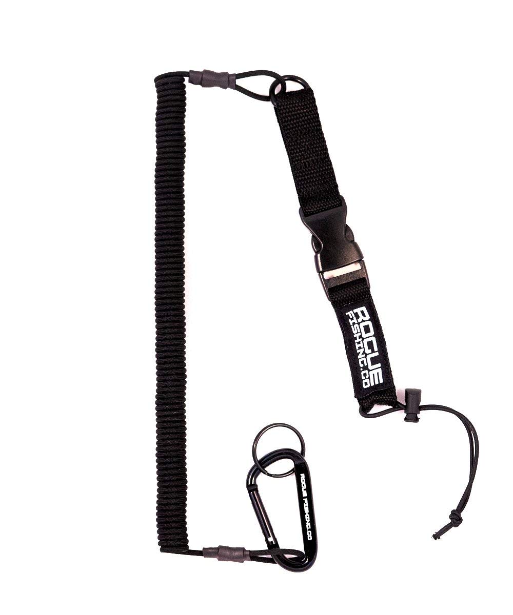 The Defender Rod & Paddle Leash - Secure Fishing Gear for Kayak, Canoe & Surf Fishing | Durable & Adjustable for Saltwater & Freshwater Use