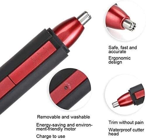 Professional IPX7 Waterproof USB Rechargeable Ear & Nose Hair Trimmer for Men & Women - Stainless Steel Blades for Eyebrows, Nose Hair, Sideburns & Ear Hair - Perfect for Travel, Grooming & Personal Care