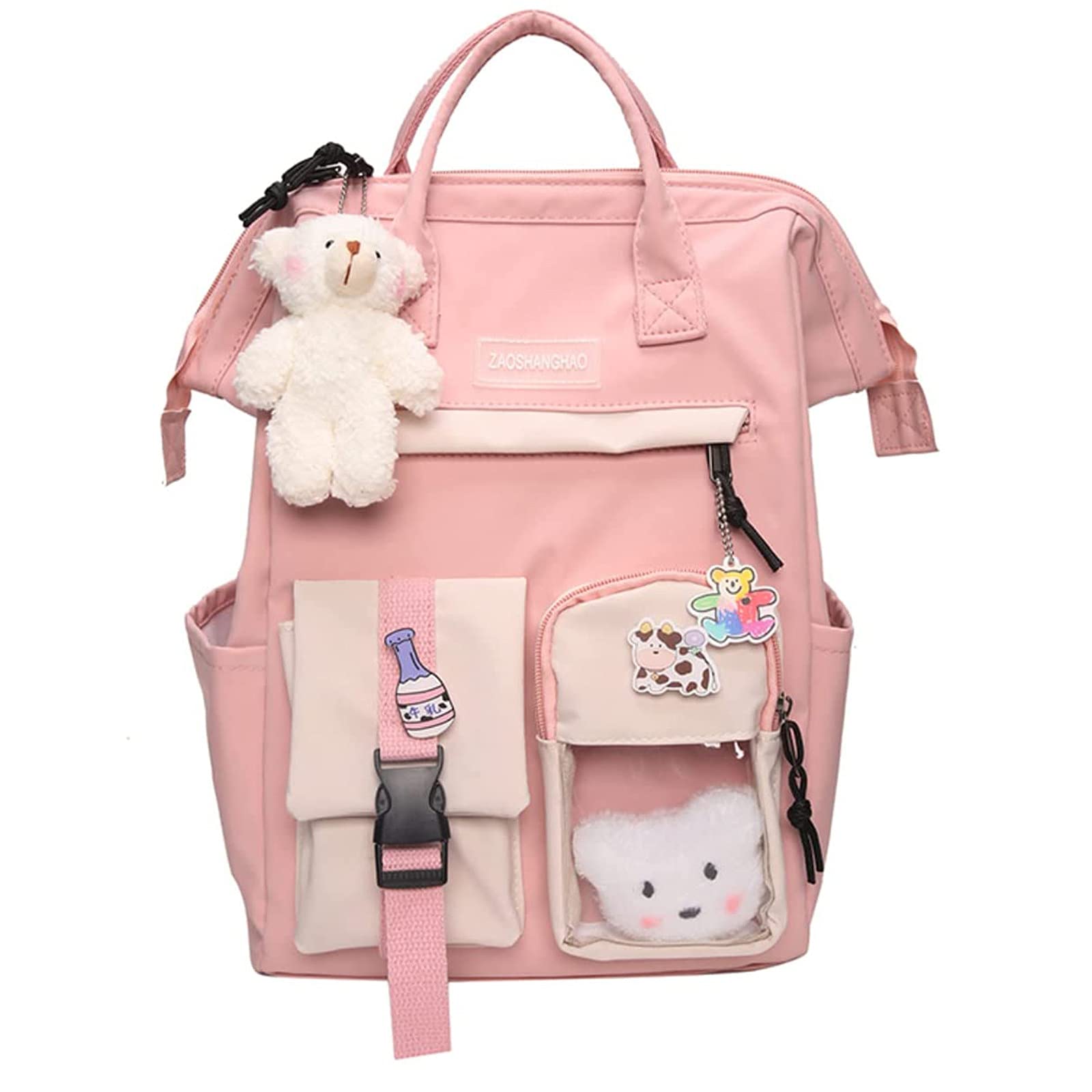 Cute Kawaii School Backpack for Toddlers - Durable & Stylish Backpack for Kids, Men & Snowboarding - Perfect for School, Travel & Outdoor Adventures