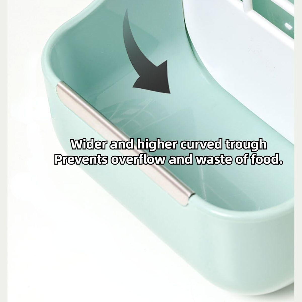 2 in 1 Guinea Pig & Rabbit Hay Feeder Bowl - Dual Purpose Food & Grass Dispenser for Small Pets (Pink) - Perfect for Indoor Cages, Playpens & Hutch Feeding Stations