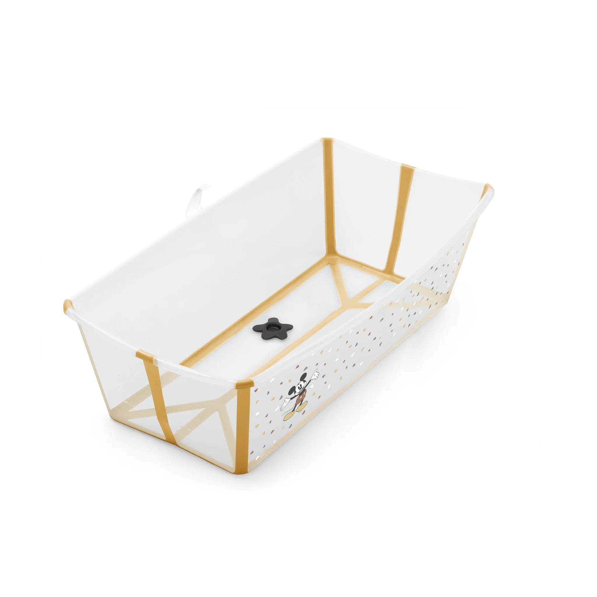 Mickey Mouse XL Flexi Baby Bath Tub for Newborns & Toddlers - Perfect for Bath Time Fun, Baby Shower Gifts & Nursery Essentials
