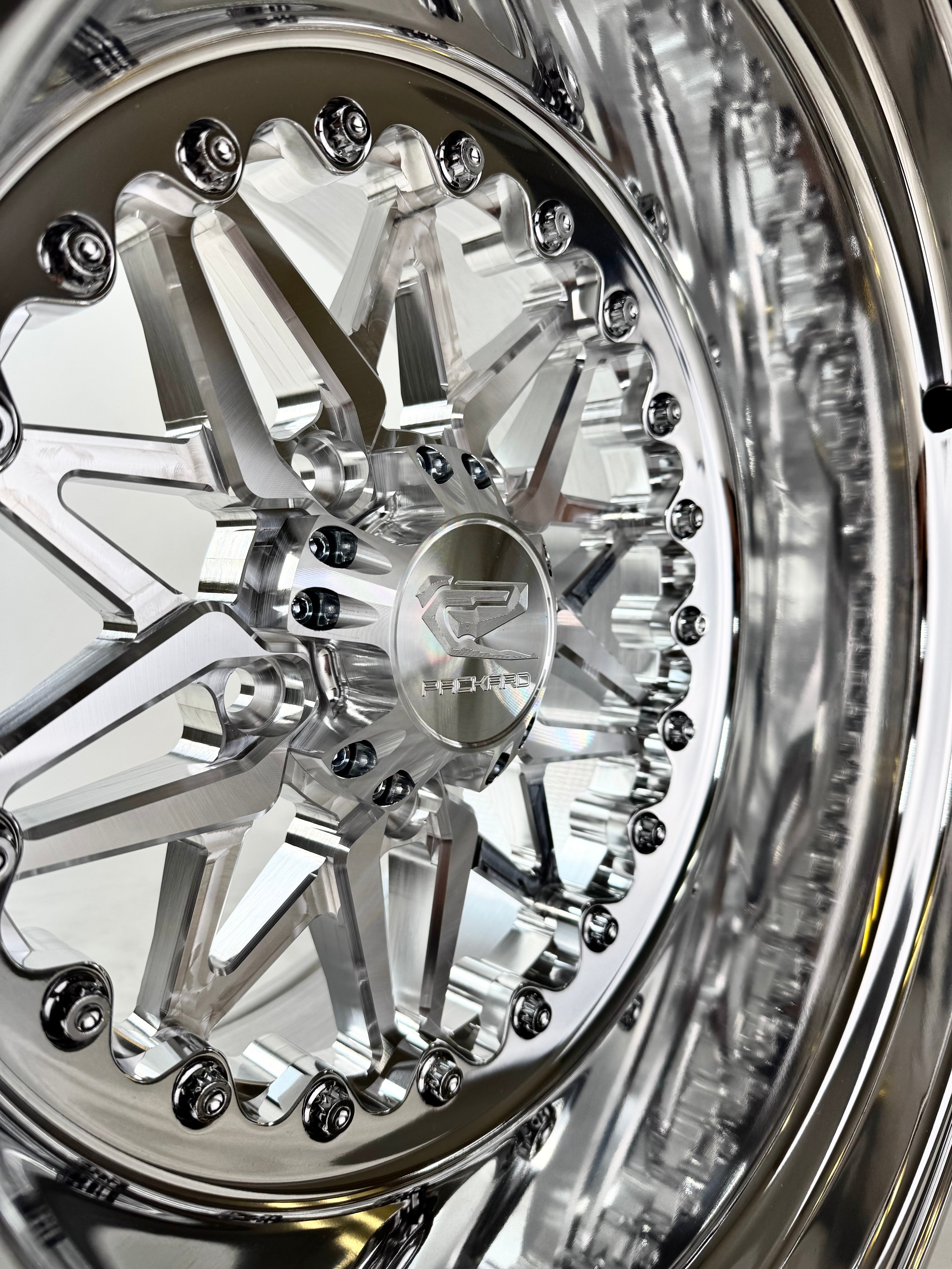 Impact 2.0 FF Forged Polished Silver RZR PRO R 5X4.5 Wheel - High Performance Off-Road Wheels for RZR PRO R - Perfect for Trail Riding, Mudding & Off-Road Adventures