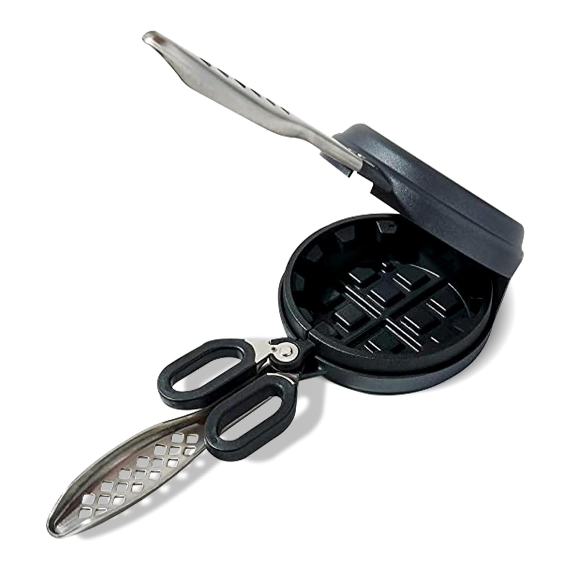 Cast Aluminum Stuffed Waffle Iron - 5