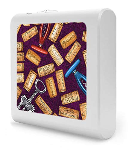 Dimmable LED Night Light with Auto On/Off Sensor - Adjustable Brightness Warm White Plug-in Nightlight for Bathroom, Hallway, Nursery & Bedrooms | Perfect for Safe Nighttime Navigation and Kids' Rooms - Corks and Corkscrews - Image by Dan Morris