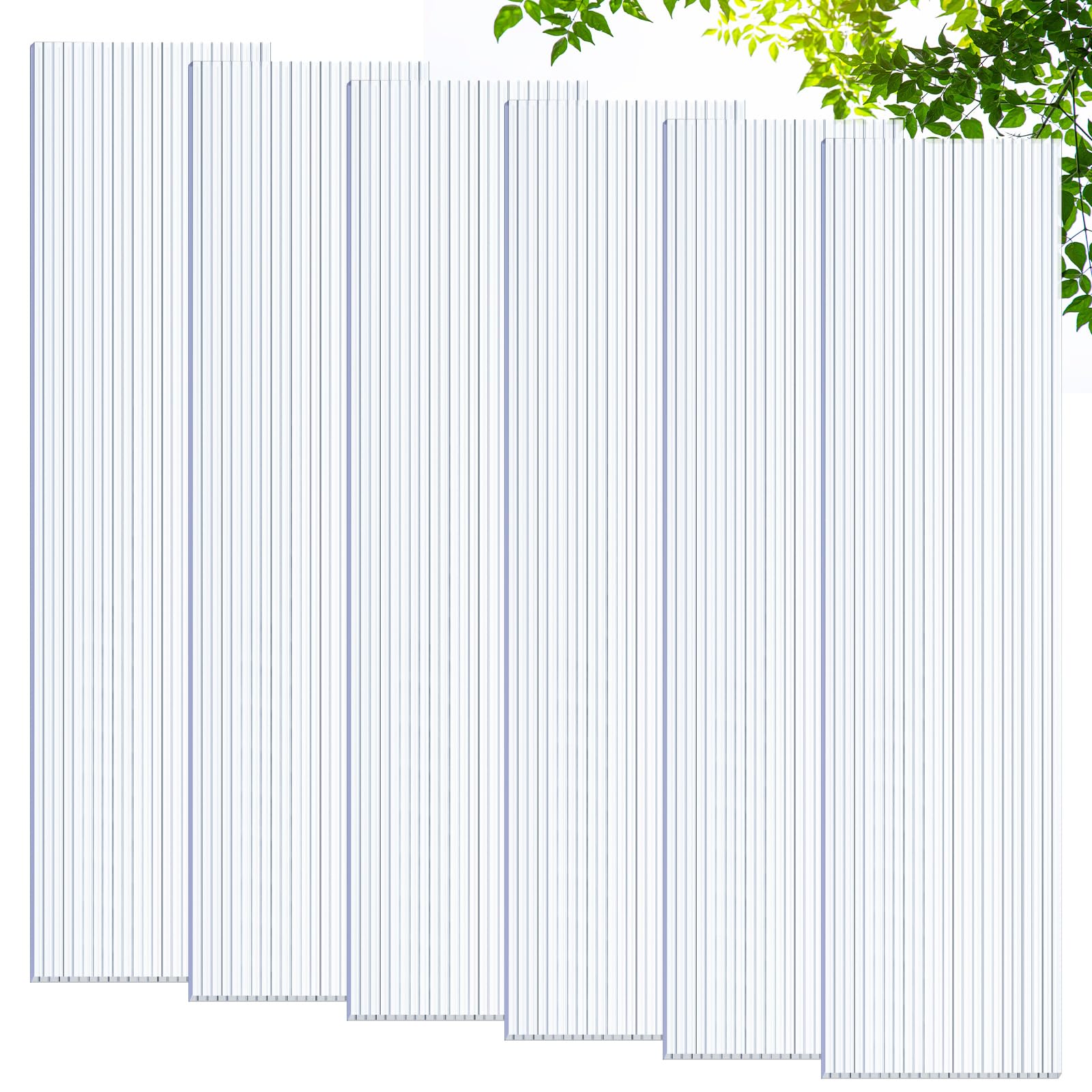 12 Pack 8' x 2' x 0.16