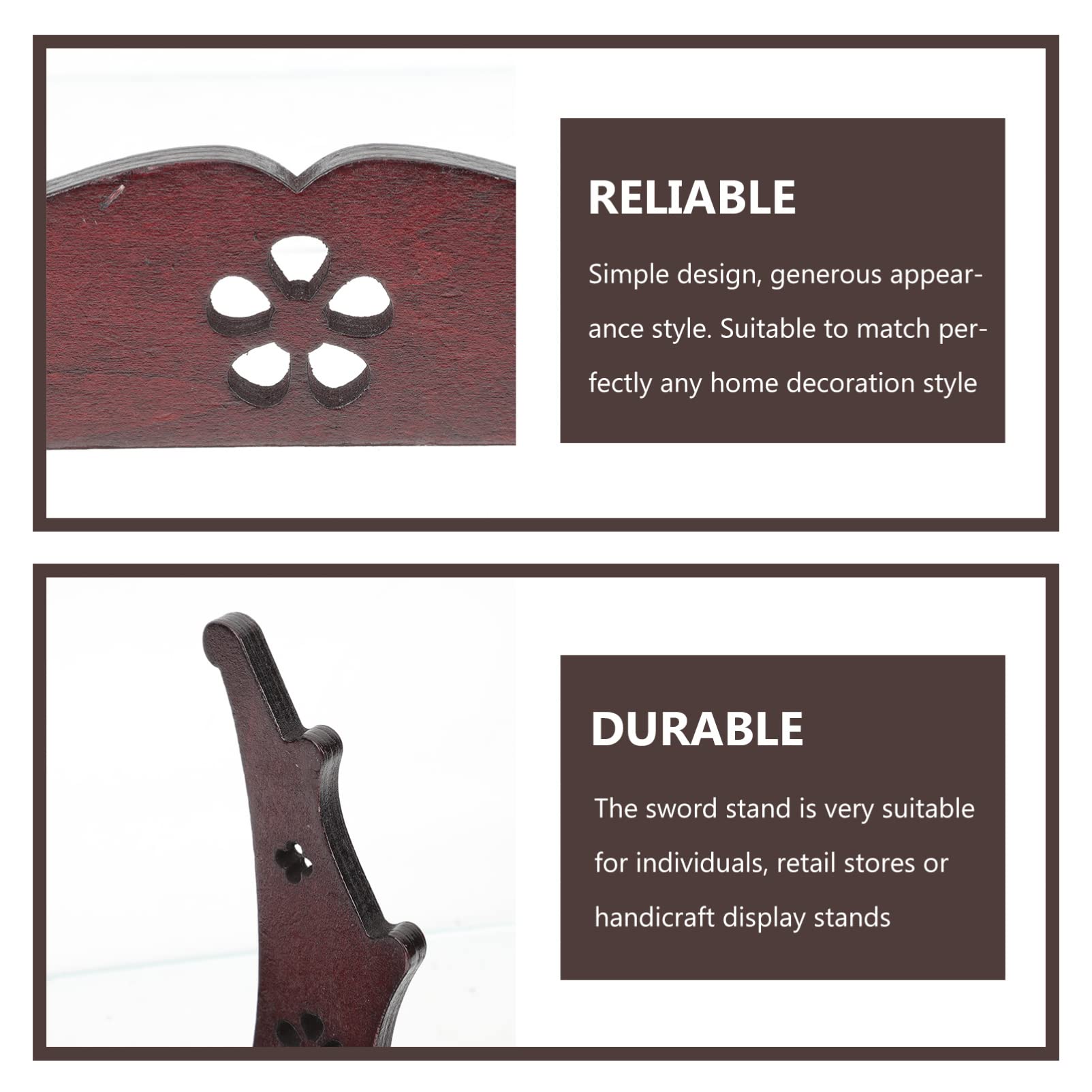 Premium Wooden Shelf Bracket Stand - Single-Tier Flute & Piccolo Organizer Rack for Musical Instruments | Wall Mount or Desk Topper | Perfect for Home Decor, Samurai Sword Display & Household Storage