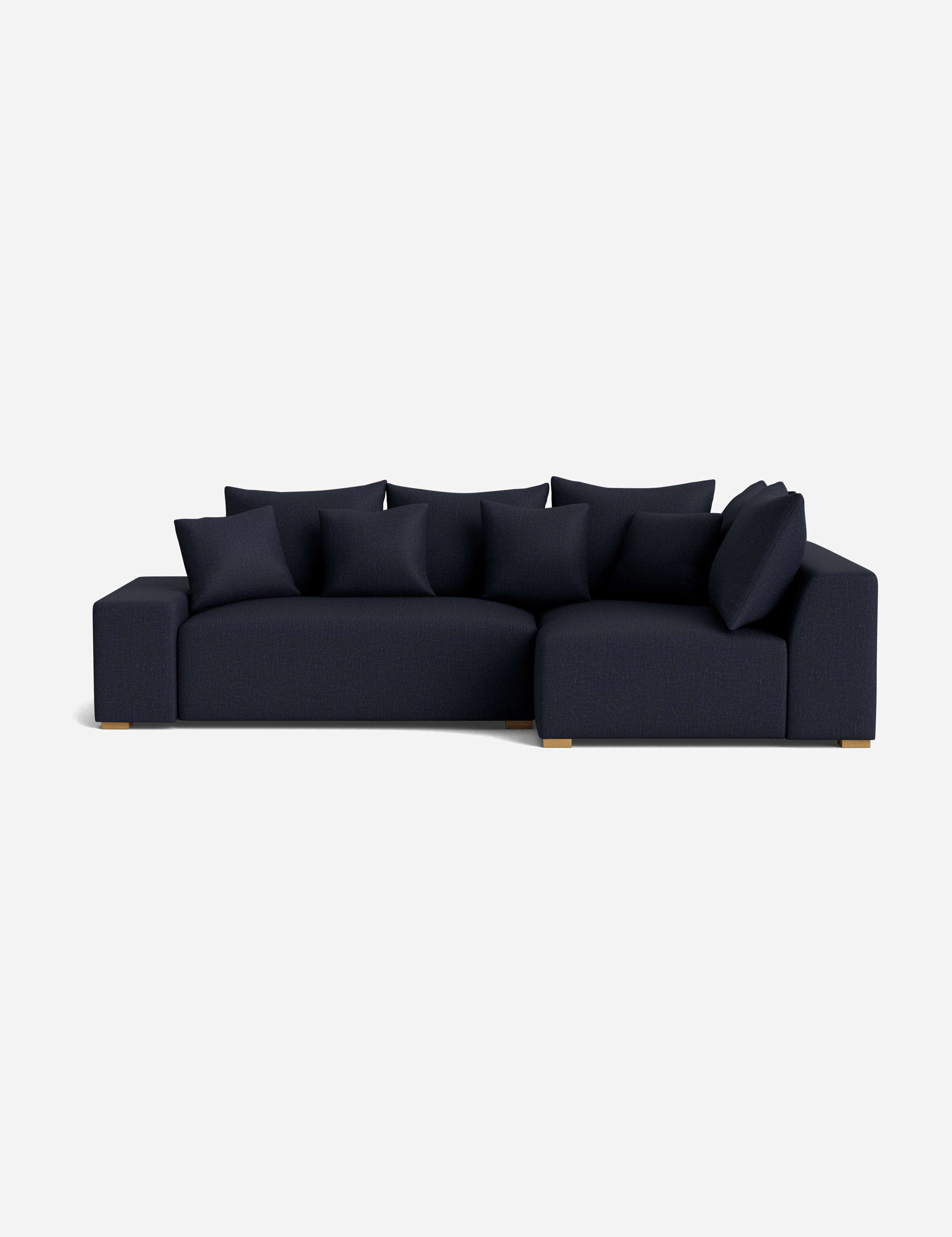 Stylish Clayton Sectional Sofa - Modern L-Shaped Couch for Living Room, Home Theater & Lounge Areas | Comfortable Fabric Upholstery & Spacious Seating