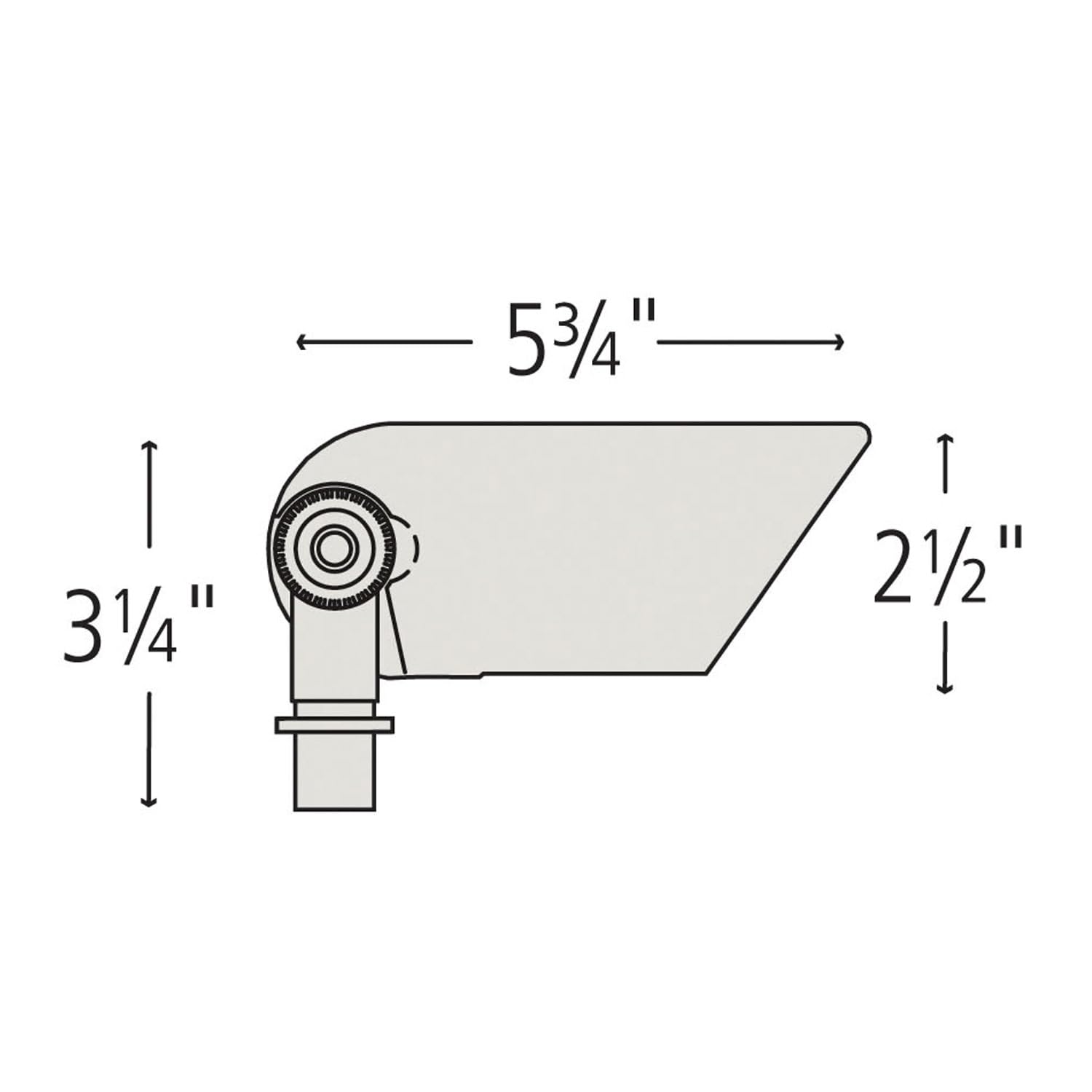 Hinkley 1536BZDN Bronze Landscape Down Light with Clear Lens - MR16 LED Bulb Required for Outdoor Downlighting - Perfect for Garden, Pathway, and Patio Lighting