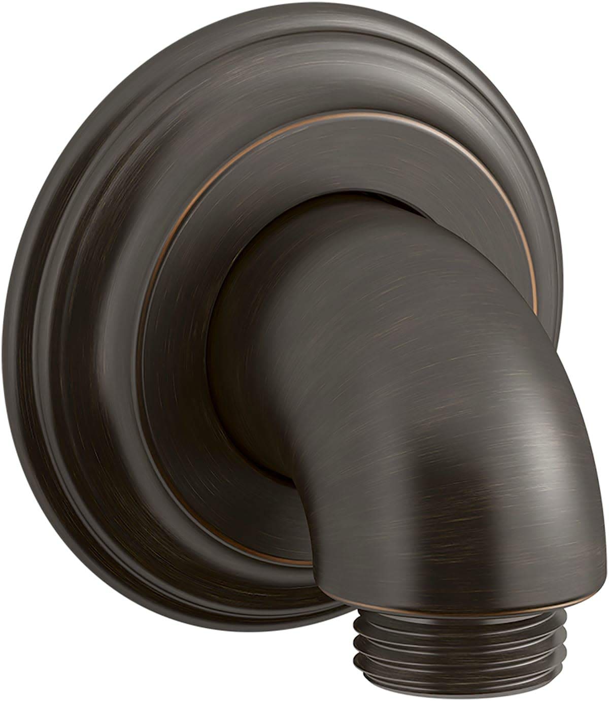 KOHLER Bancroft Wall-Mount Supply Elbow with Check Valve - Durable Brass Plumbing Fitting for Bathroom Sink & Toilet Installations