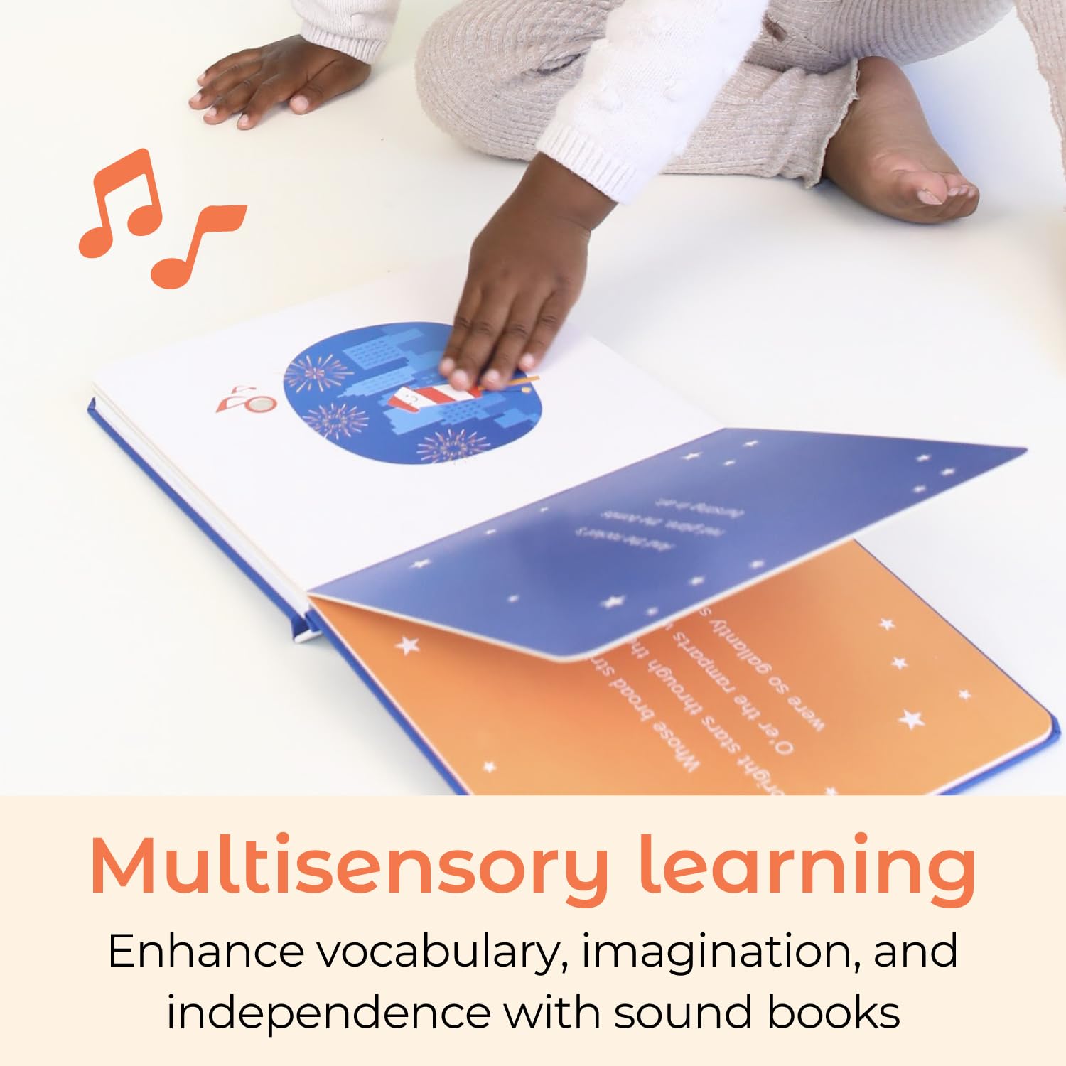 The Star-Spangled Banner Sound Book for Kids | 4th of July Children's Book with US National Anthem Excerpts | Interactive Toddler Books Ages 1-3 | Perfect for Patriotic Holidays & Early Learning