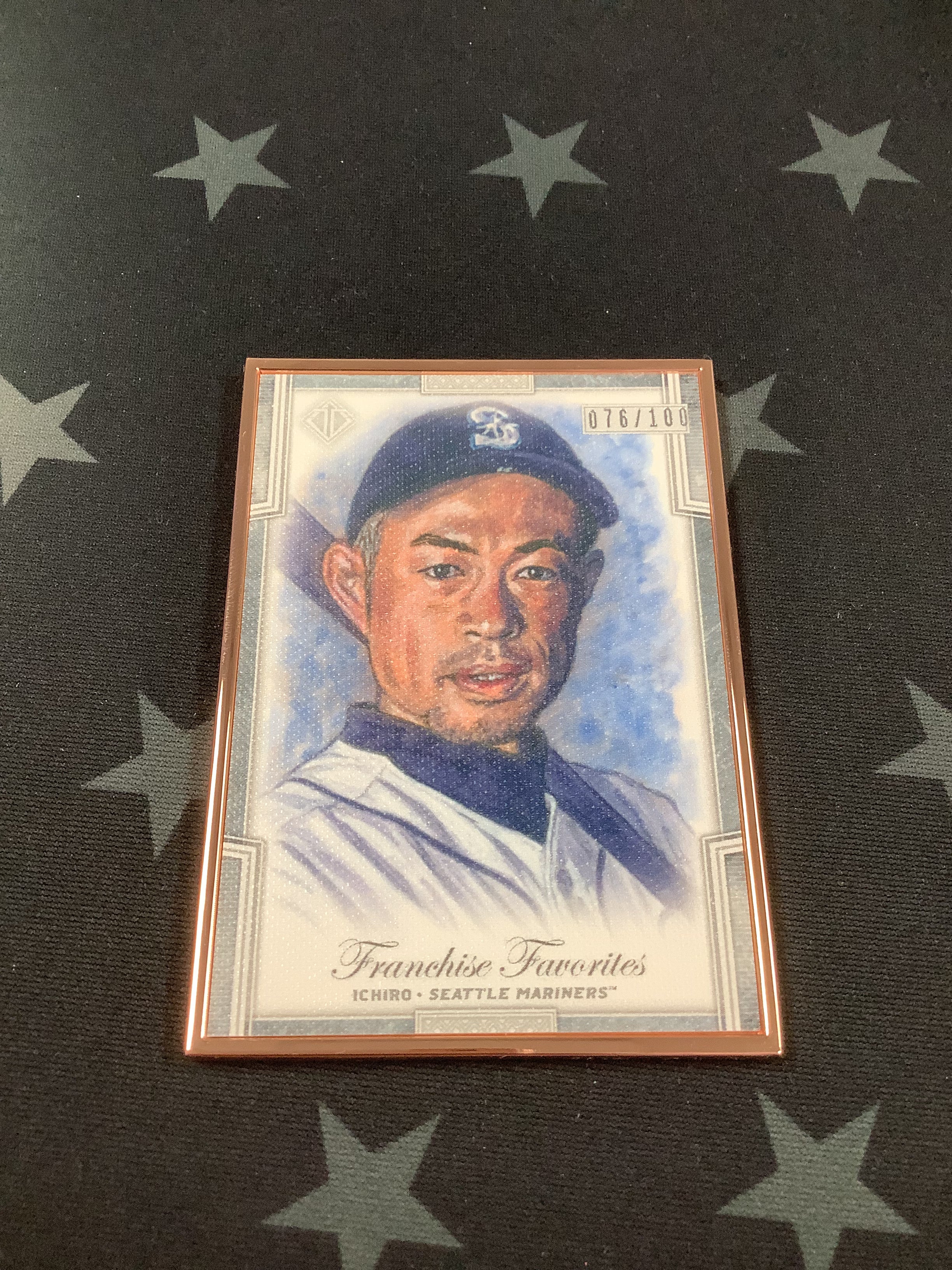 2019 Ichiro Seattle Mariners Franchise Favorites Transcendent Collection Baseball Card #FFR I /100 - Rare Limited Edition for Sports Collectors & MLB Memorabilia Enthusiasts