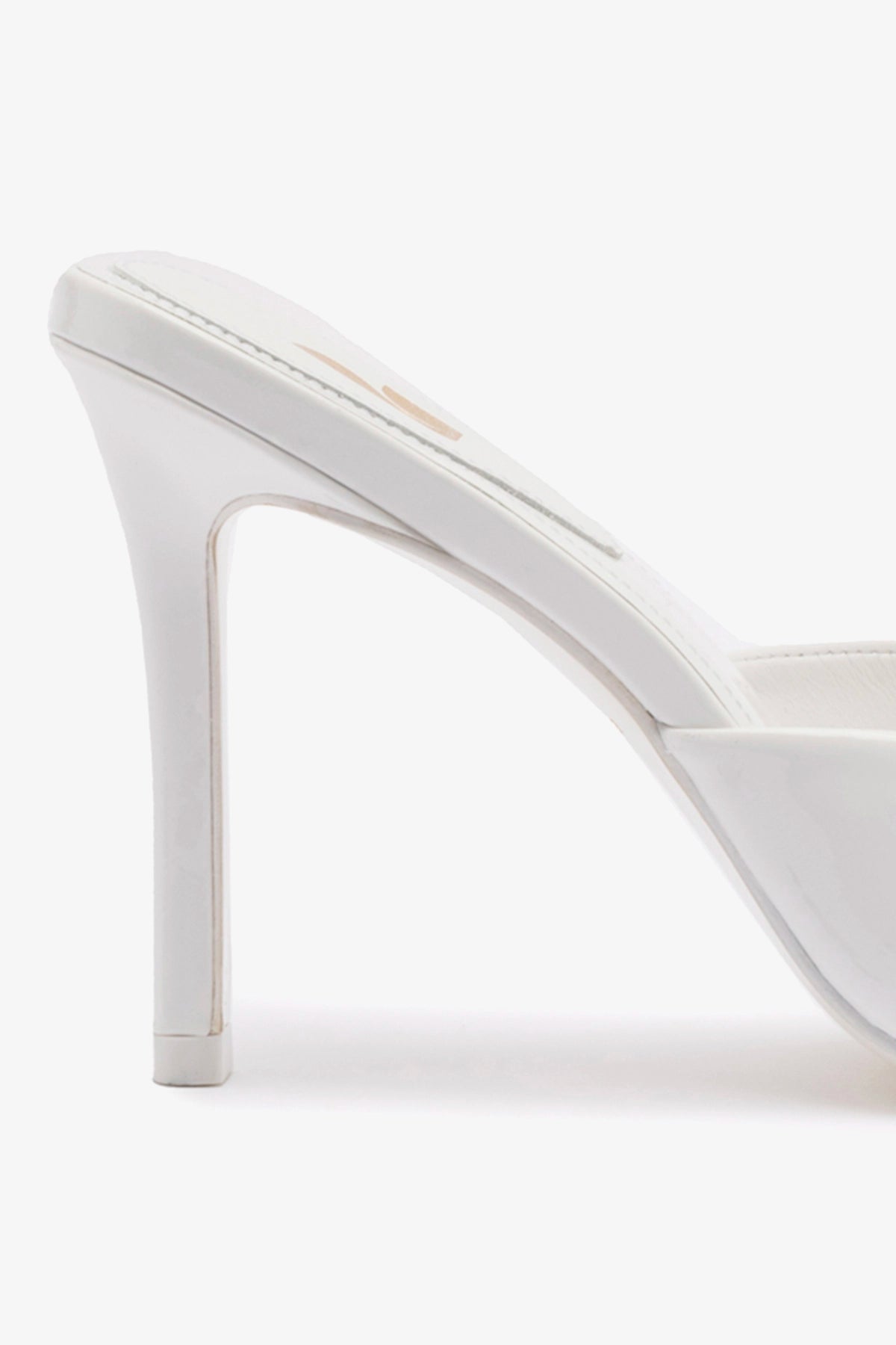 White Leather Jasmine Hi Mule Women's Shoes - Comfortable Slip-On Fashion Sneakers for Casual Wear & Everyday Outfits