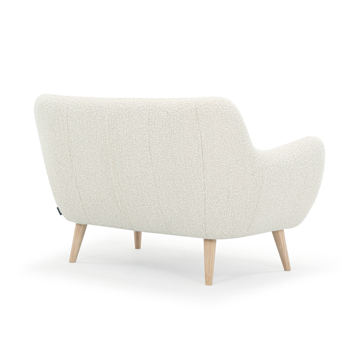 Herman Boucle 2 Seater Sofa - Modern Upholstered Loveseat for Living Room, Lounge & Small Spaces | Soft Fabric Couch with Sturdy Frame | Perfect for Apartments, Dorms & Cozy Home Decor