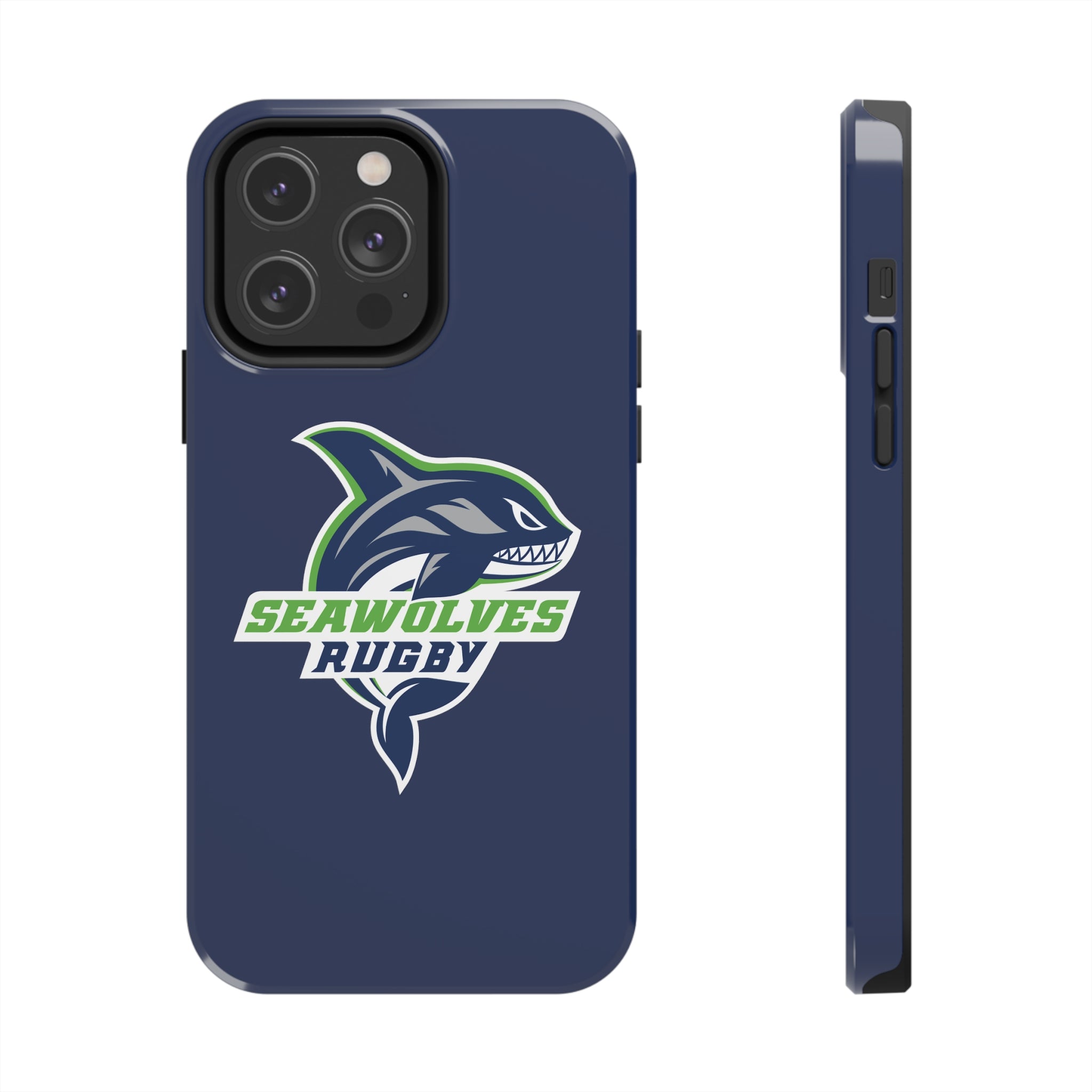 Seawolves Navy Rugged Phone Case - Shockproof & Durable Protection for iPhone & Samsung - Perfect for Outdoor Adventures, Work & Daily Use