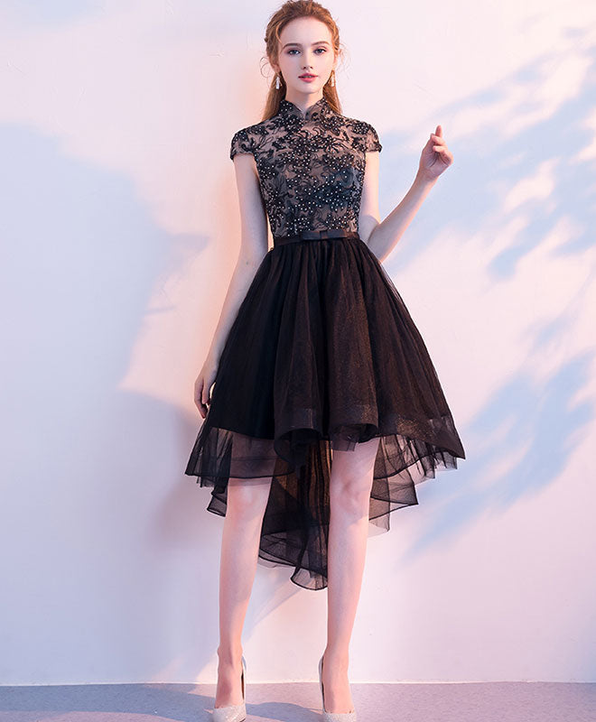 Elegant Black Tulle Short Prom Dress for Homecoming - Perfect for Parties, Dances & Special Occasions