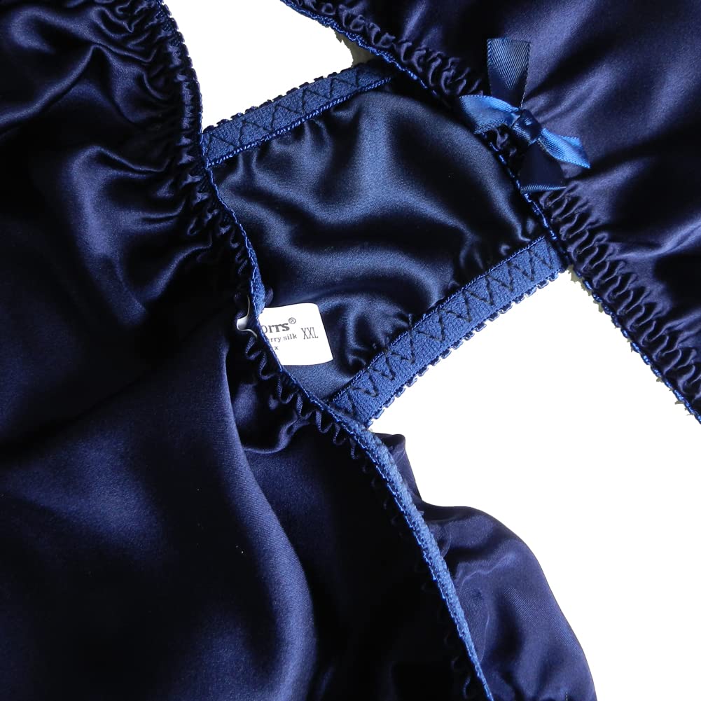 Sexy Women's 100% Silk Panties String Bikini Underwear - Comfortable & Breathable for Sleepwear, Lingerie & Special Occasions