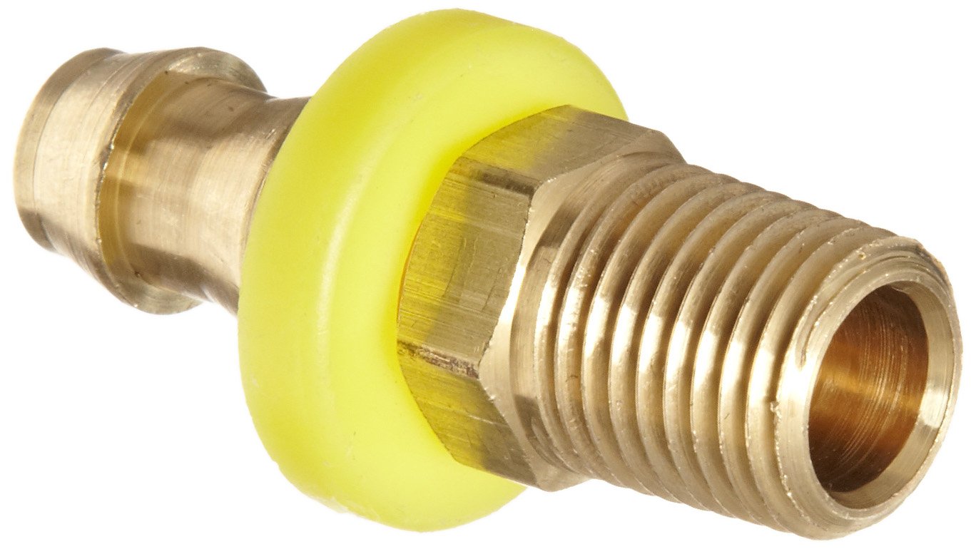 Dixon BPN32 Brass Push-On Hose Fitting Adapter - 1/4