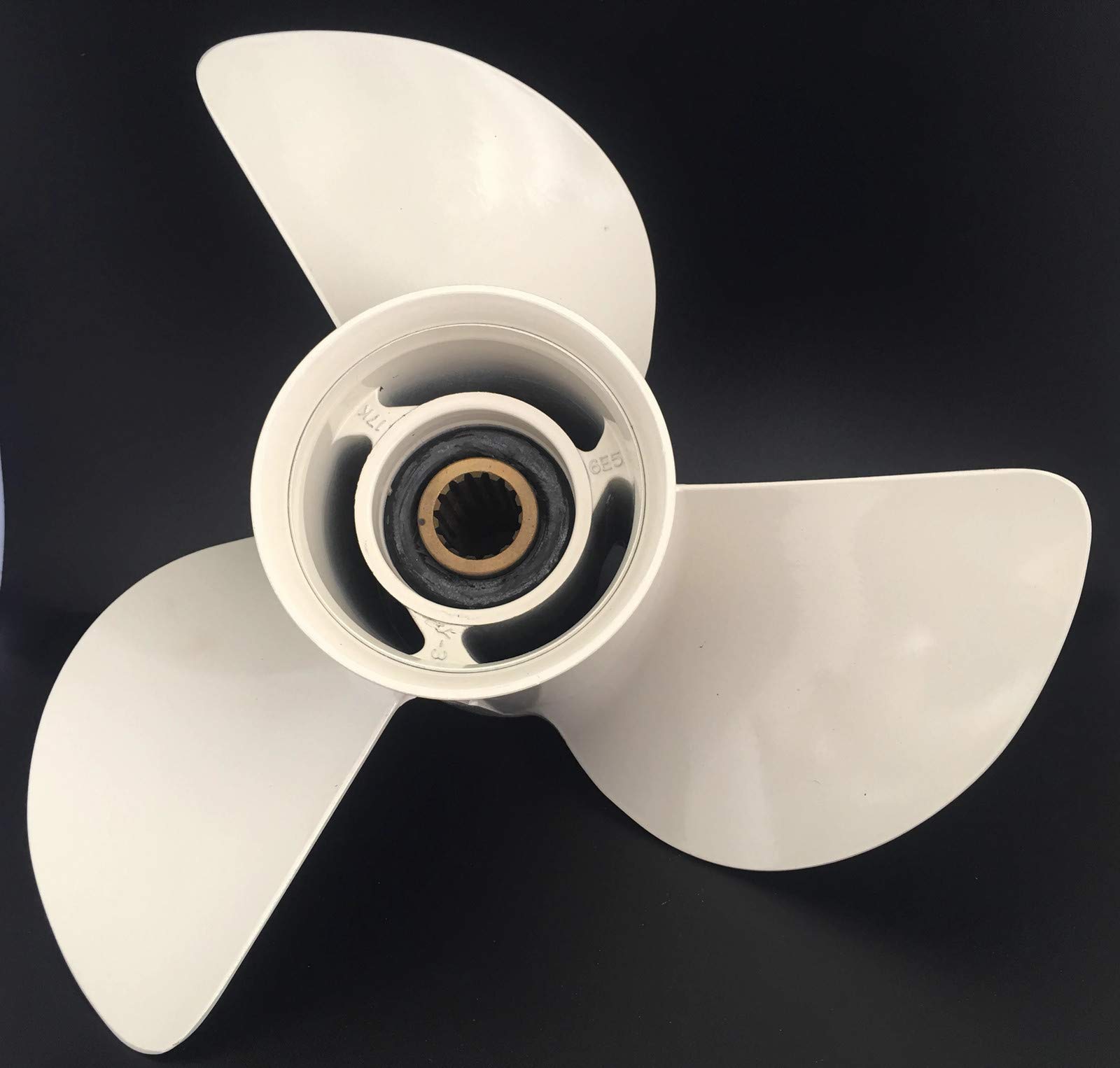 Yamaha Outboard Motor Aluminum Propeller 13.25x17 - Compatible with 60HP 70HP 75HP 80HP 85HP 90HP 115HP 130HP Engines - Replacement for 6E5-45945-01-00 6E5-45945-01-EL T85-04020000 - Perfect for Boating, Fishing & Water Sports