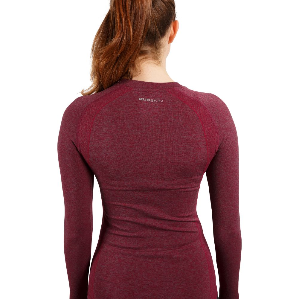 Trespass Welina Women's Thermal Base Layer Top - Warm Fleece Lined Long Sleeve Shirt for Hiking, Skiing & Winter Outdoor Activities
