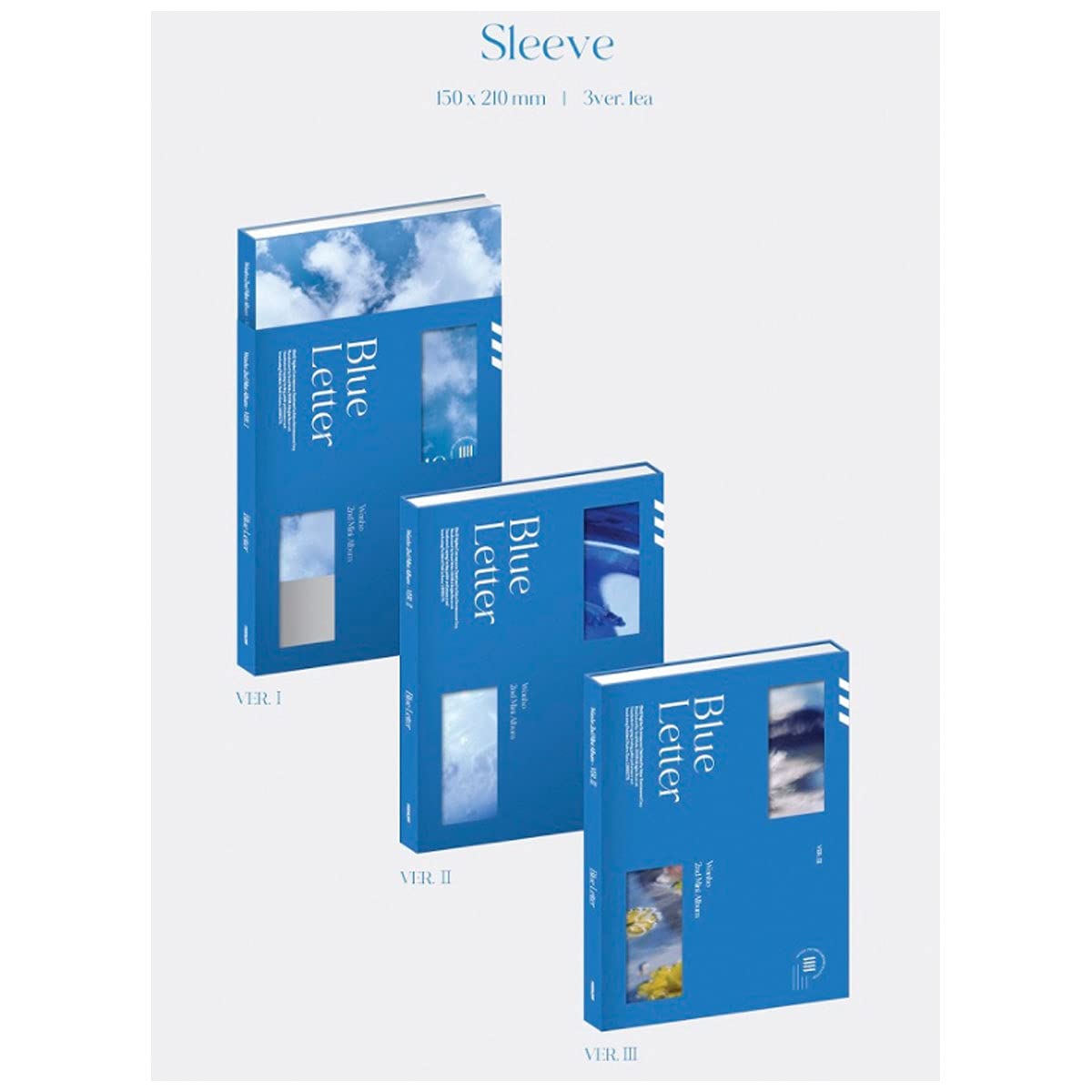 WONHO 2nd Mini Album Blue Letter (Set Version) - 3 Album Collection | K-Pop Music for Fans, Gifts & Collectors | Perfect for Concerts, Parties & K-Pop Enthusiasts