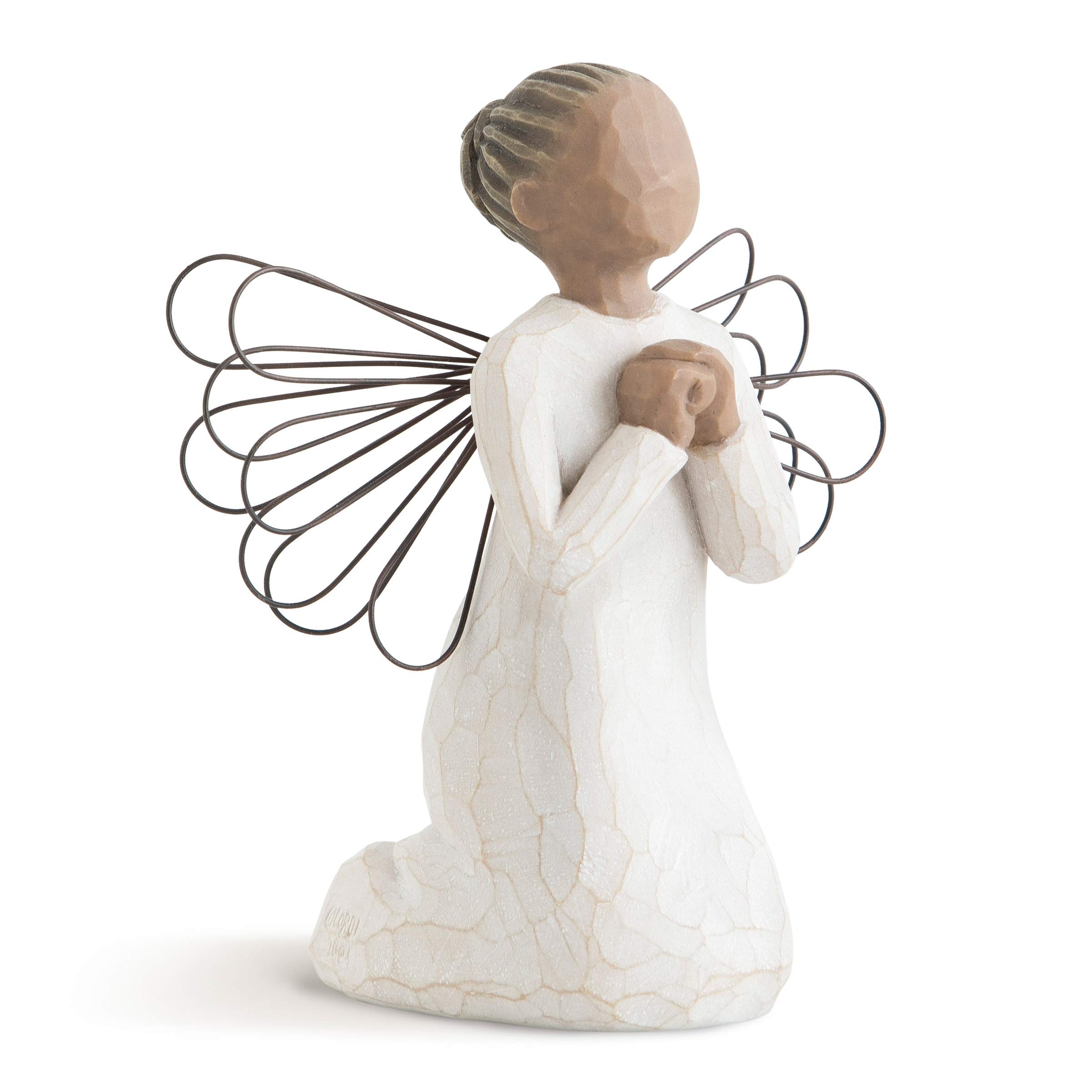 Willow Tree Angel of The Spirit - Hand-Painted Sculpted Figurine for Home Decor, Gift, and Spiritual Comfort