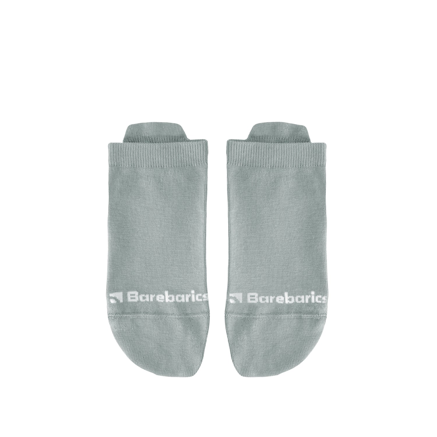 Barebarics Barefoot Socks for Men & Women - Low Cut Grey Minimalist Socks (3 Pack) - Perfect for Running, Yoga & Everyday Comfort