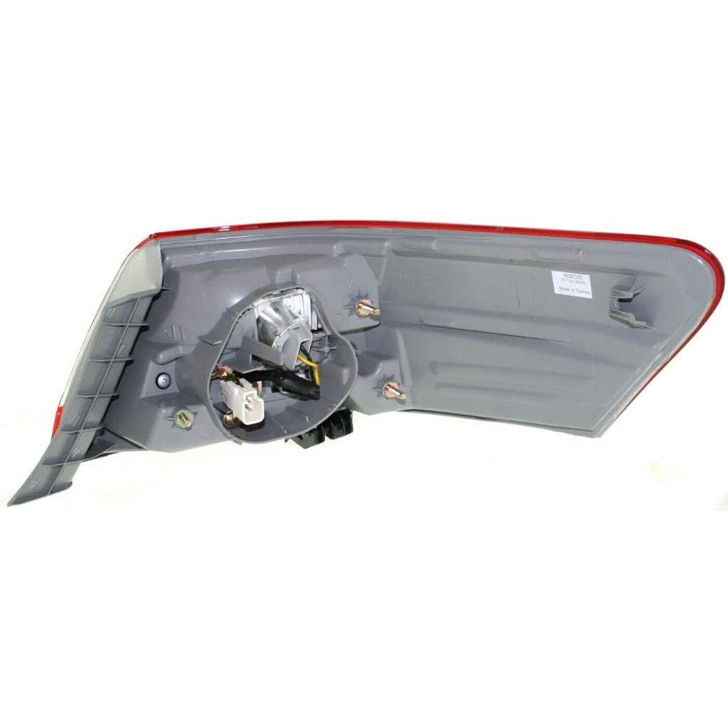 2010-2011 Toyota Camry Rear Tail Lights Pair - Left & Right Side Compatible with Hybrid Models (TO2800184 TO2801184 | 81560-06350 81550-06350) - Perfect for Replacement & Nighttime Safety Enhancement