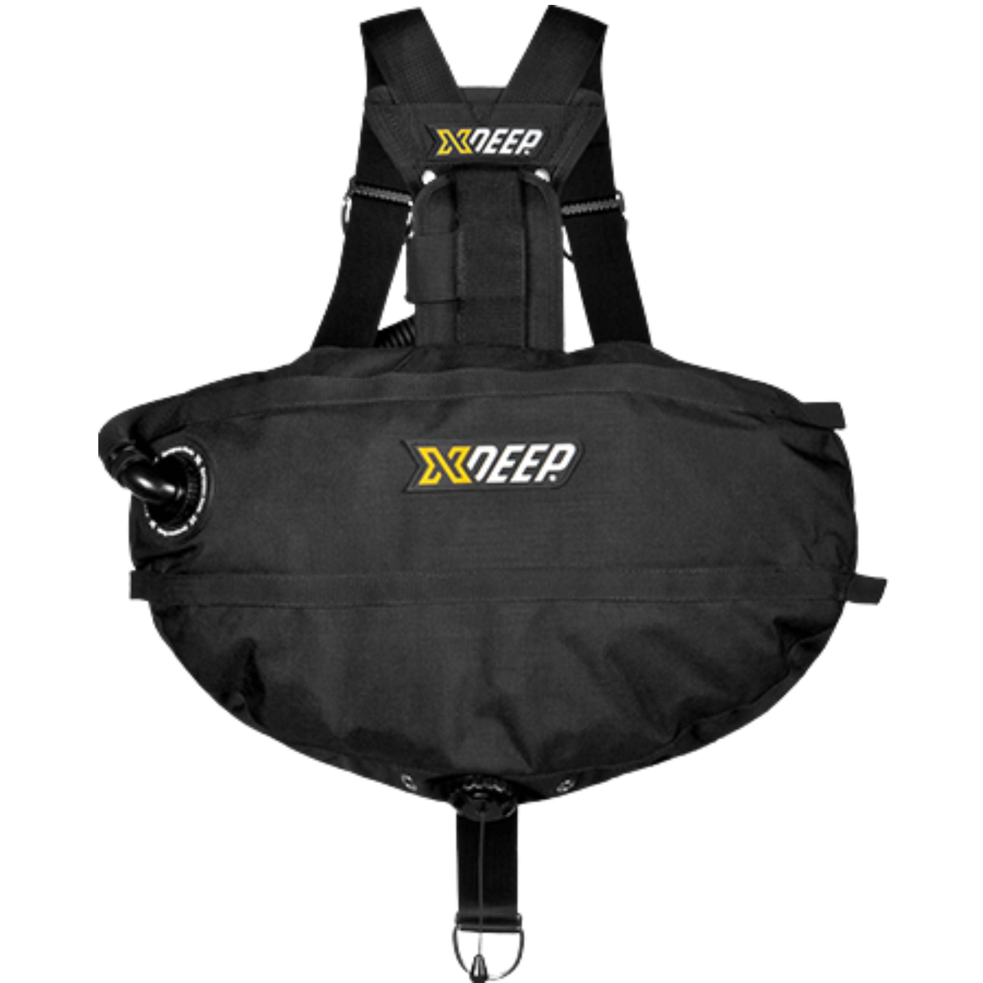 XDEEP Stealth 2.0 Classic Redundant Bladder System - Black | Professional Scuba Diving BCD for Safety & Comfort | Perfect for Deep Diving, Technical Diving & Underwater Exploration