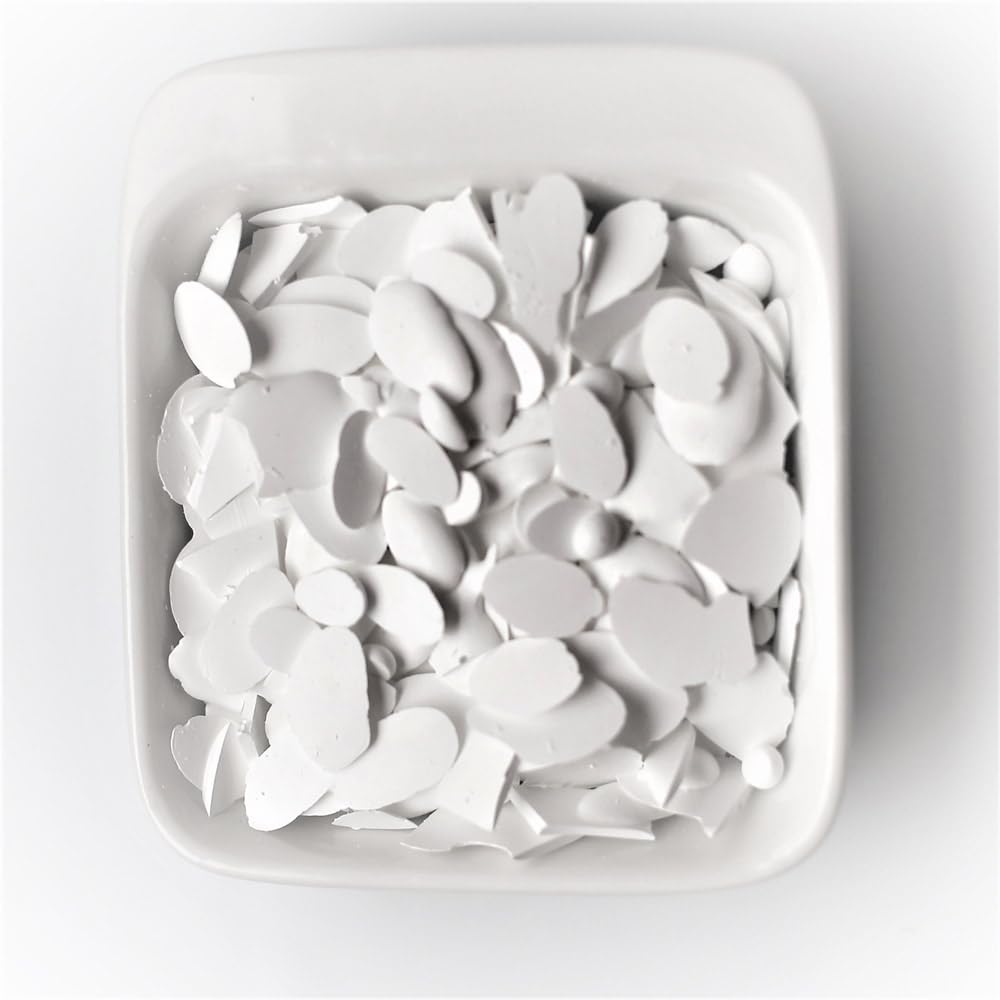 Premium 2oz Candle Dye Chips - High-Quality Germany Wax Dyes for Soy & Paraffin Candles (White) - Perfect for DIY Candle Making, Home Decor & Gift Crafting
