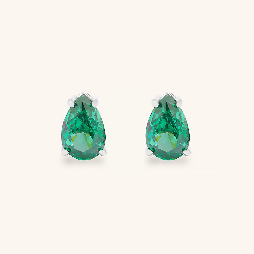 Vibrant Water Drop Stud Earrings for Women - Elegant Crystal Dangle Earrings for Daily Wear, Parties & Special Occasions