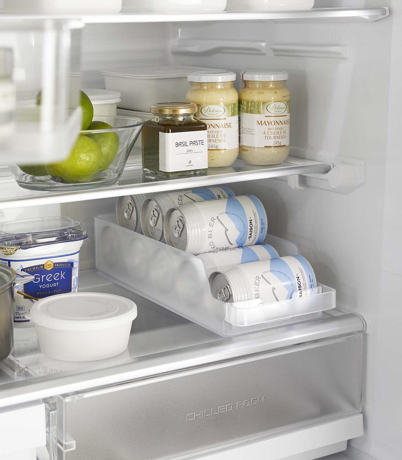 Refrigerator Organizer Bin - 2 Styles for Fridge Storage | Perfect for Fruits, Vegetables & Leftovers Organization