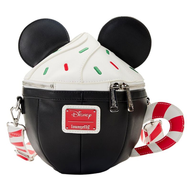 Exclusive Mickey Mouse Hot Cocoa Crossbody Bag - Disney Themed Winter Accessory for Women & Girls - Perfect for Holidays, Travel, and Daily Use