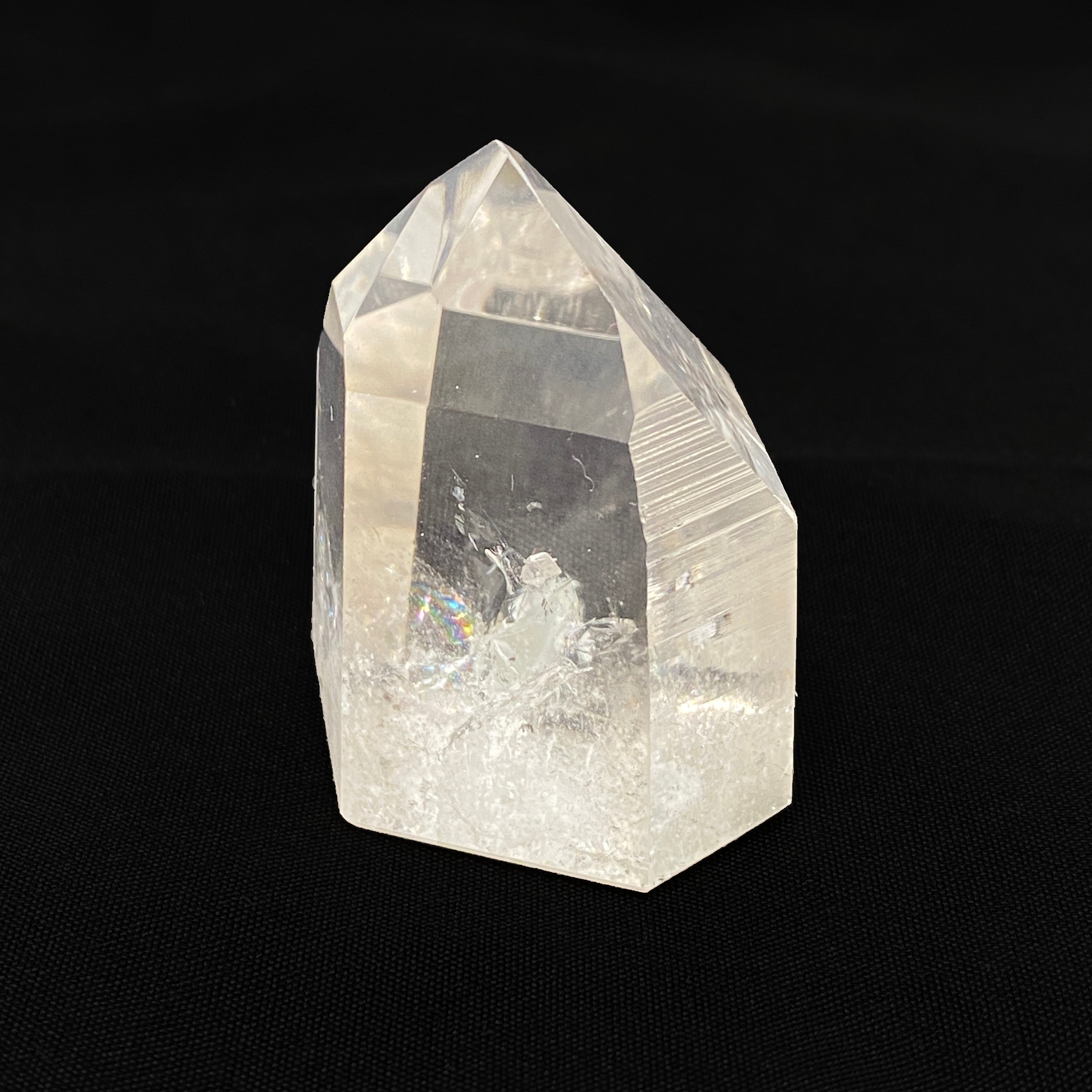 Lemurian Seed Crystal Polished Point - 74g 47x38mm Natural Healing Stone for Meditation, Energy Work & Spiritual Growth - Perfect for Home Decor, Yoga Spaces & Crystal Collections