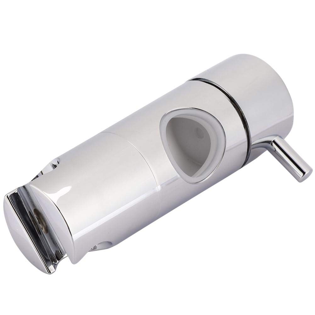 Vbestlife Round Shower Head Bracket - Adjustable Slide Holder for Lifting Rod, Bathroom Accessories for Home Showering (DCR-1067CP-24) - Perfect for Modern Bathrooms