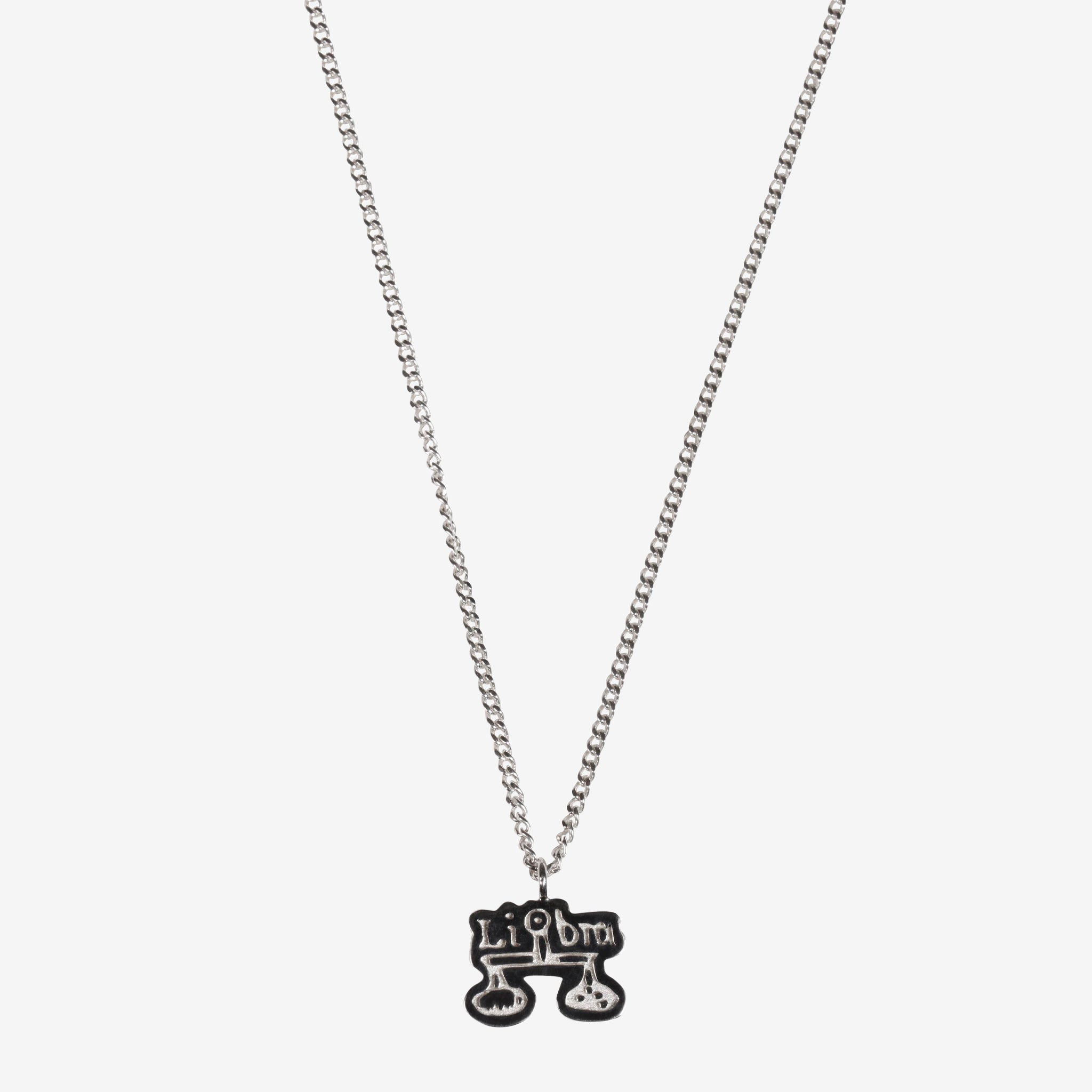 Libra Zodiac Pendant Necklace in Sterling Silver - Perfect for Birthdays, Gifts & Everyday Elegance