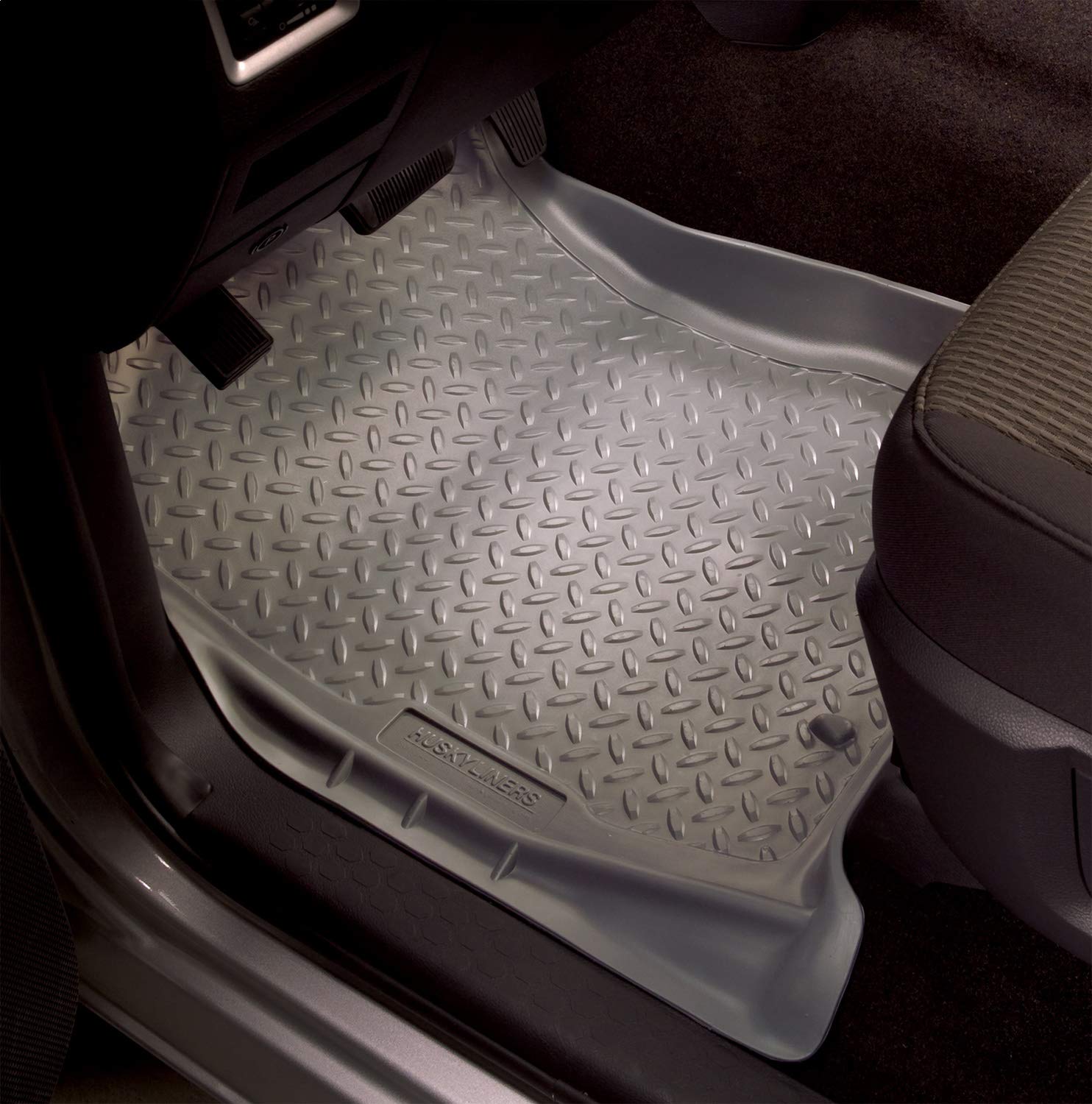 Husky Liners Classic Style Series Front Floor Liners for 1995-2004 Toyota Tacoma Access Cab & Standard Cab - Black (Part #35111) | All-Weather Protection & Custom Fit for Trucks