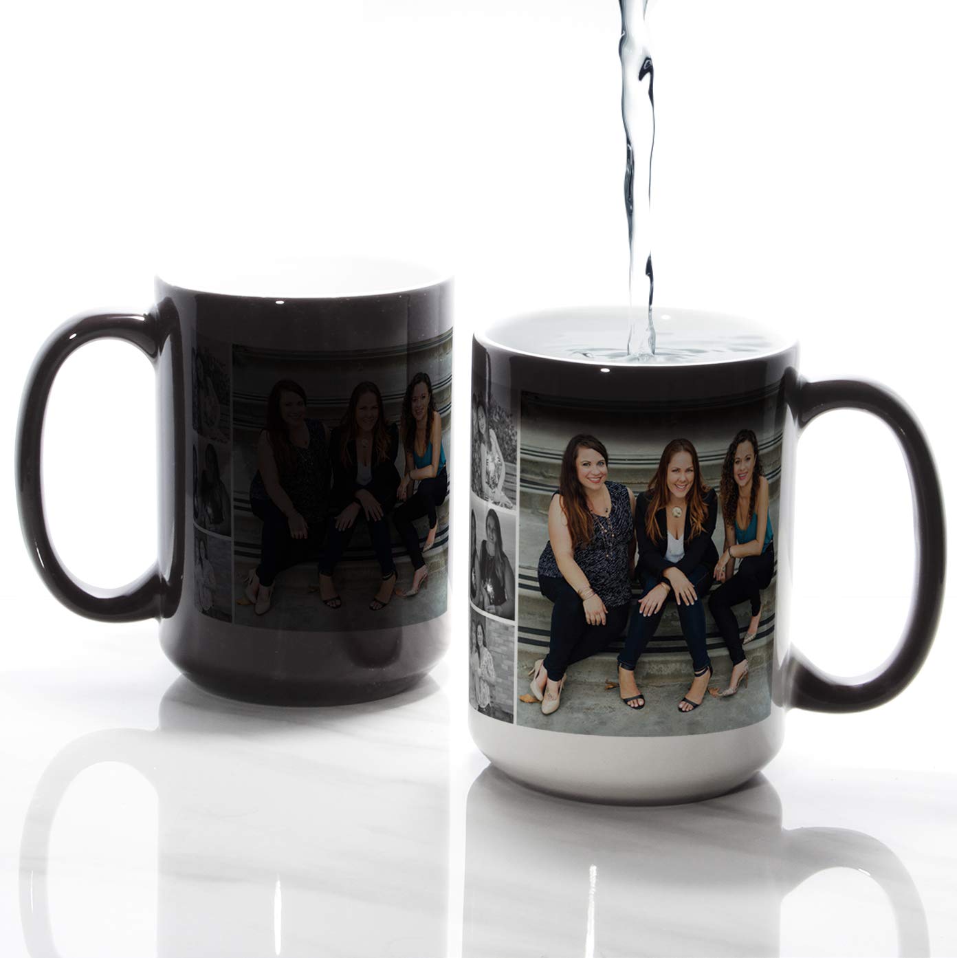 15oz Large Magic Mug with Heat-Activated Photo Reveal - Custom Printed Personalized Coffee Cup for Home, Office & Gifts | Perfect for Holidays, Birthdays & Anniversaries