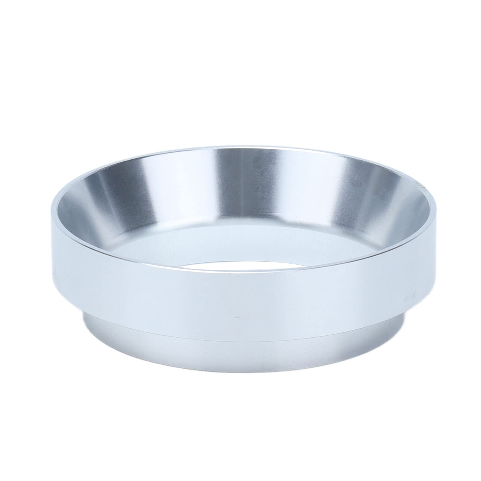 Premium Aluminum Alloy Magnetic Coffee Dosing Funnel 58mm - Universal Portafilter Accessory for Espresso Machines (Silver) | Perfect for Baristas & Home Coffee Brewing