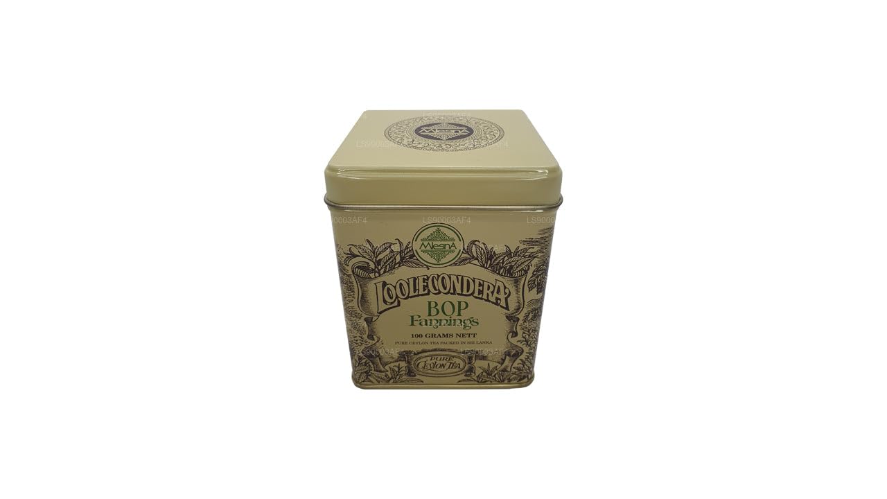 Premium Mlesna Loolecondera BOP Fannings Strong Brew Pure Ceylon Black Tea 250g - Rich Flavor for Morning Energy & Afternoon Relaxation