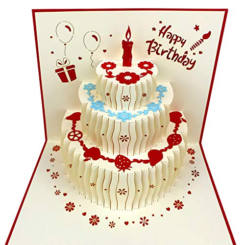 Red Birthday Card