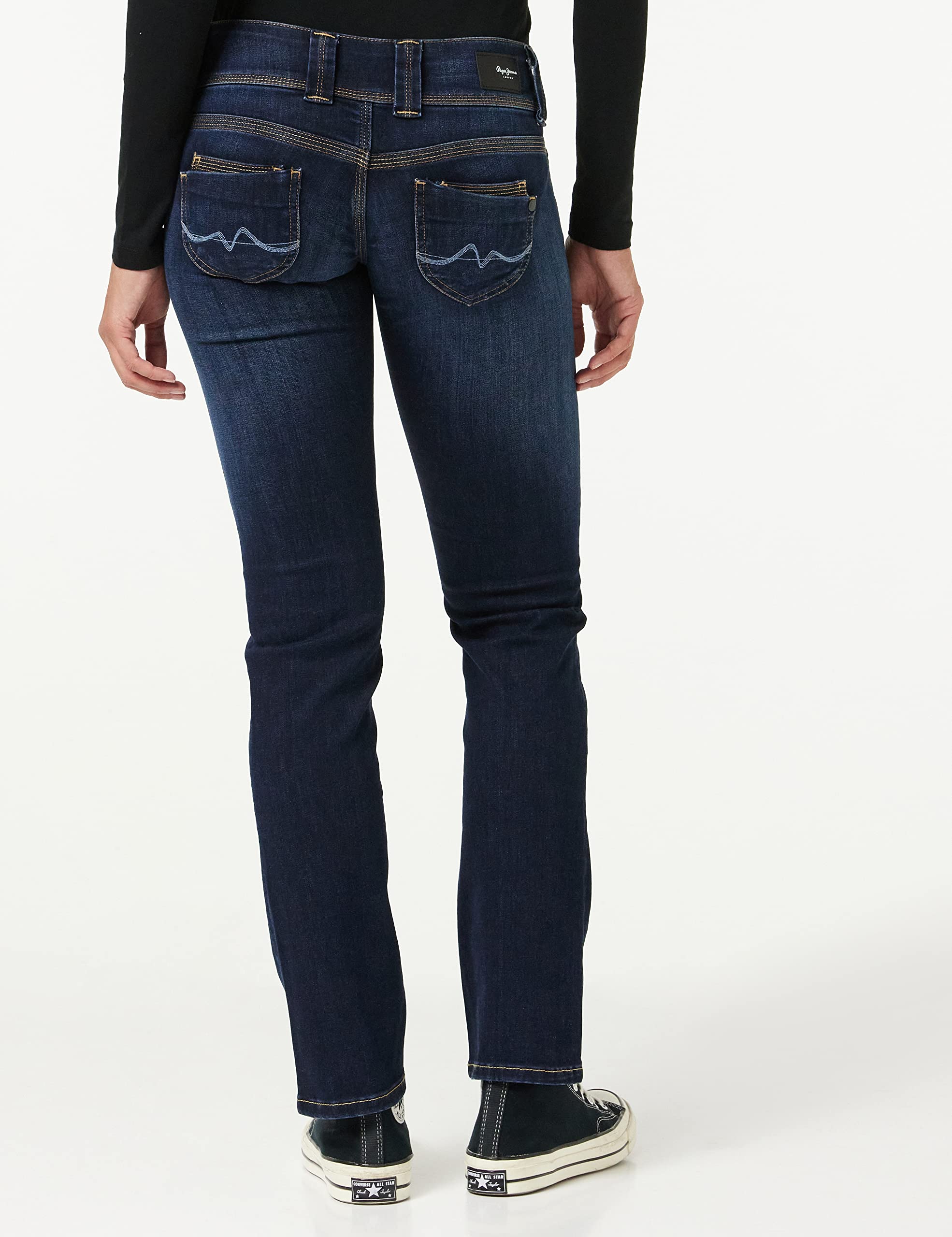Pepe Jeans Venus H06 Women's Blue Jeans - Size W31 L34 | Stylish & Comfortable Denim for Casual Wear, Outings & Everyday Fashion