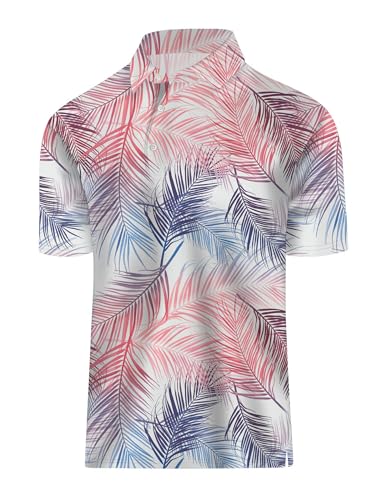Hawaiian Leaves Polo Shirt