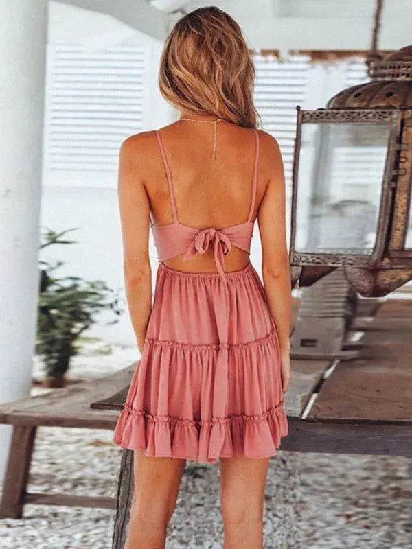 Stylish Sleeveless Mini Dress for Women - Summer Party, Beach, Date Night Outfit | Trendy & Comfortable Casual Wear