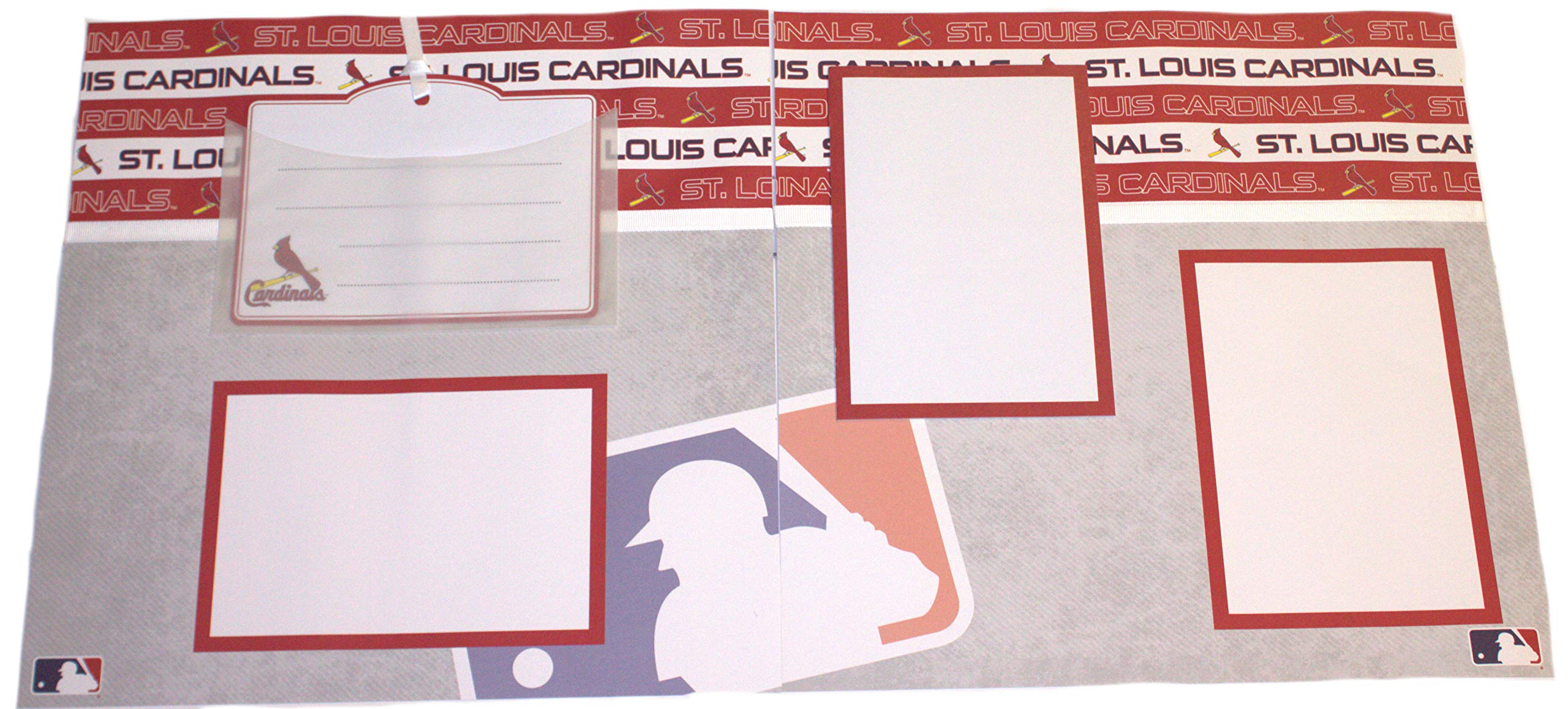 St. Louis Scrapbook Kit - 16 Illustrated Pages & 10 Protective Page Sleeves, 12