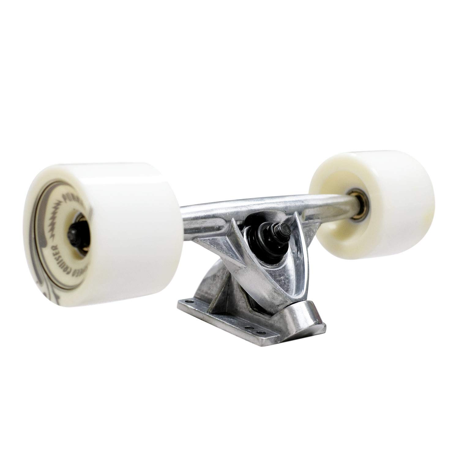 Yocaher Blank & Checker Complete Kicktail Longboard Cruiser Skateboard - Premium 80A BlackWidow Grip Tape, Aluminum Trucks, ABEC-9 Bearings, 70mm Wheels for Commuting & Campus Cruising