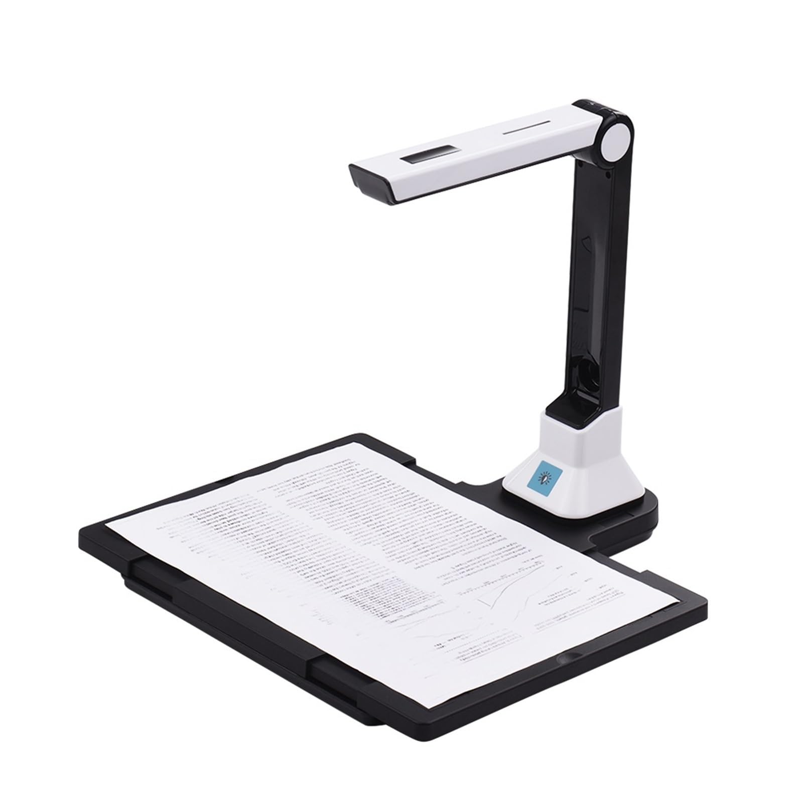 BK50 Portable 10MP A4 Document Scanner - High Resolution Book & File Scanner for Receipts, Invoices, Statements | Perfect for Office, Home & Travel Document Digitization
