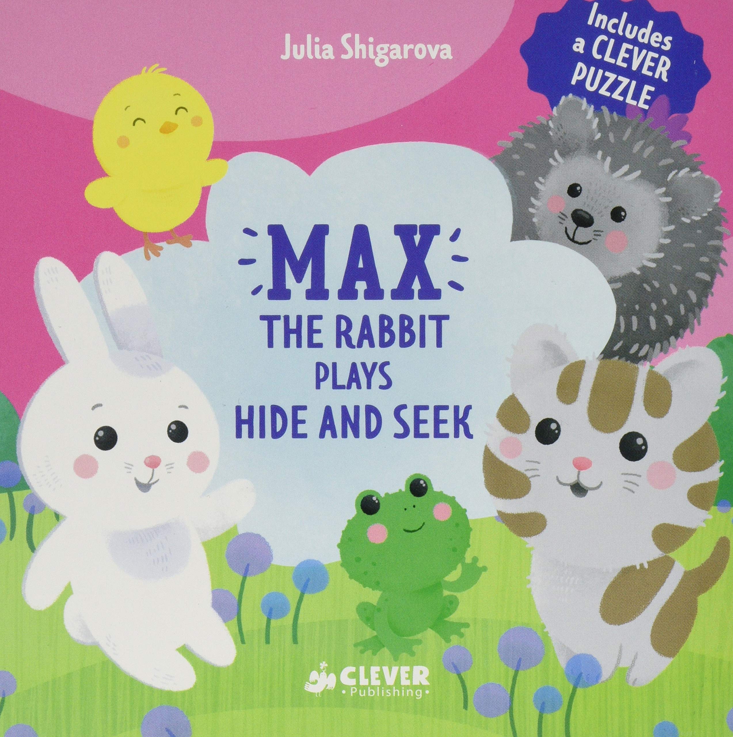 Max The Rabbit Plays Hide and Seek - Interactive Children's Puzzle Book with Clever Hide-and-Seek Game | Fun Learning Activity for Kids Ages 3-6 | Perfect for Bedtime Stories & Early Education