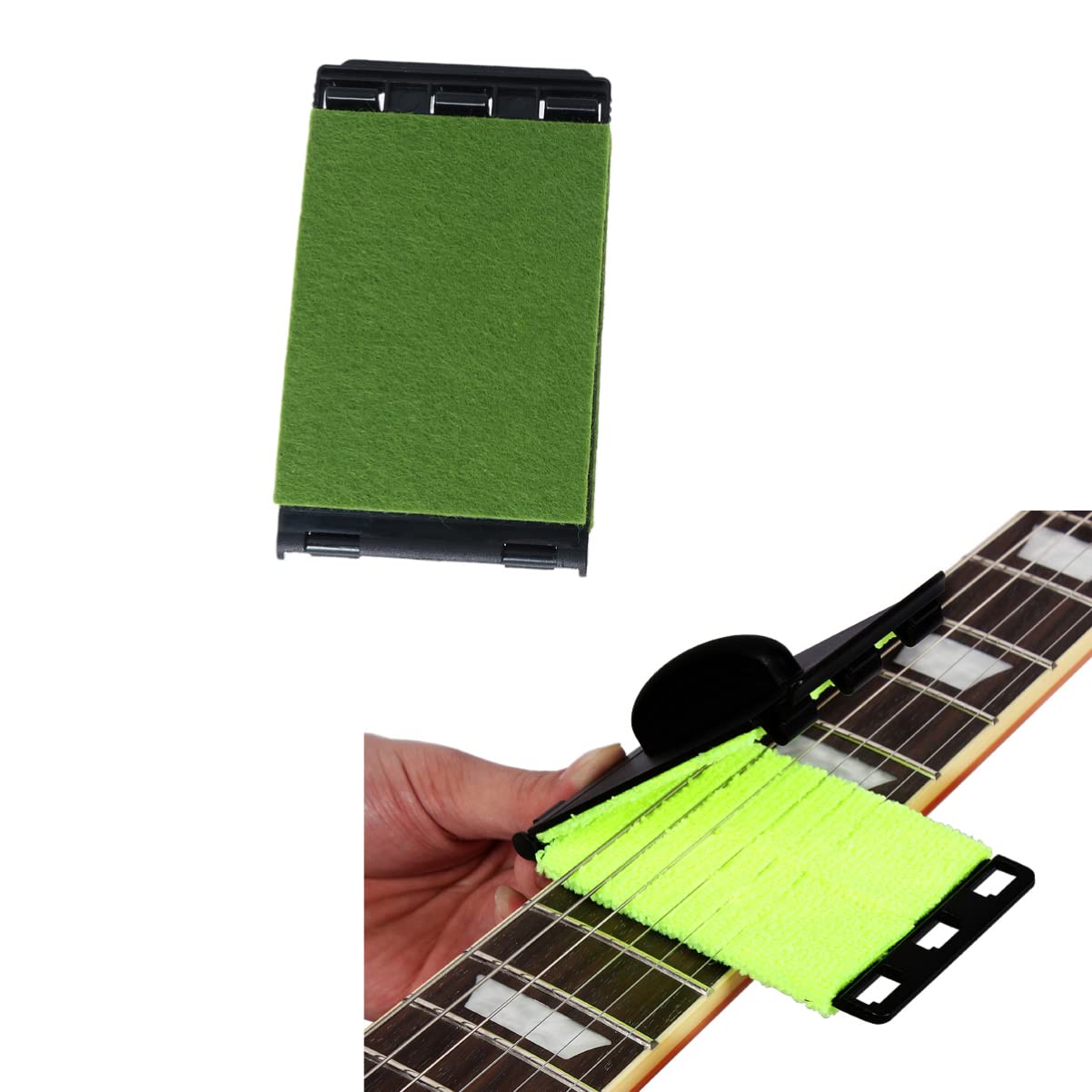 Milisten 2-Pack Guitar Fretboard Cleaner & String Maintenance Tool Kit - Essential for Guitar Care, Cleaning & Protecting Fretboard & Strings