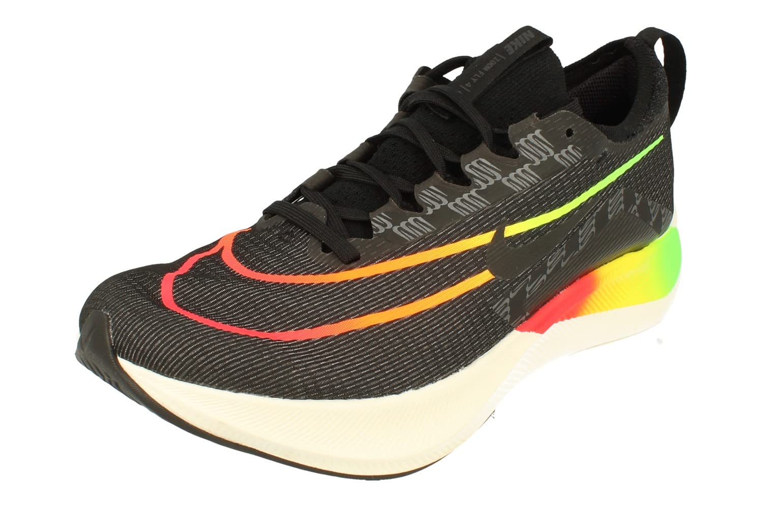 Nike Zoom Fly 4 Men's Running Shoes - Lightweight Cushioned Training Shoes for Gym, Road Running & Marathon | Breathable Mesh & Responsive Foam