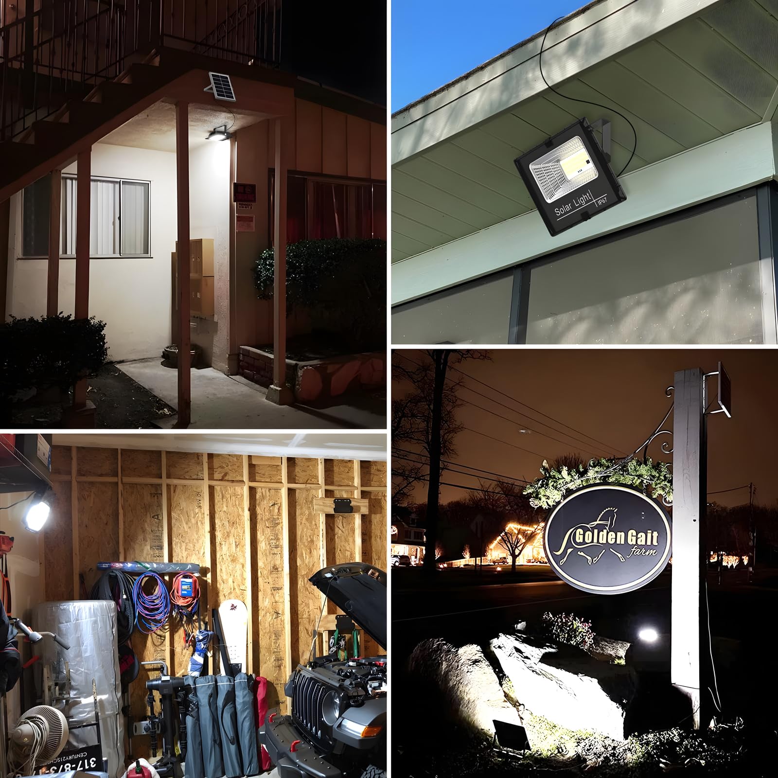 DuBom 150W Solar Flood Light Outdoor with Remote, 6000K Bright LED, IP67 Waterproof - Auto On/Off Dusk to Dawn Security Light for Yard, Garden, Patio, Garage, Shed, Barn, Porch & Gazebo | Perfect for Home Security, Landscape Lighting & Outdoor Activities